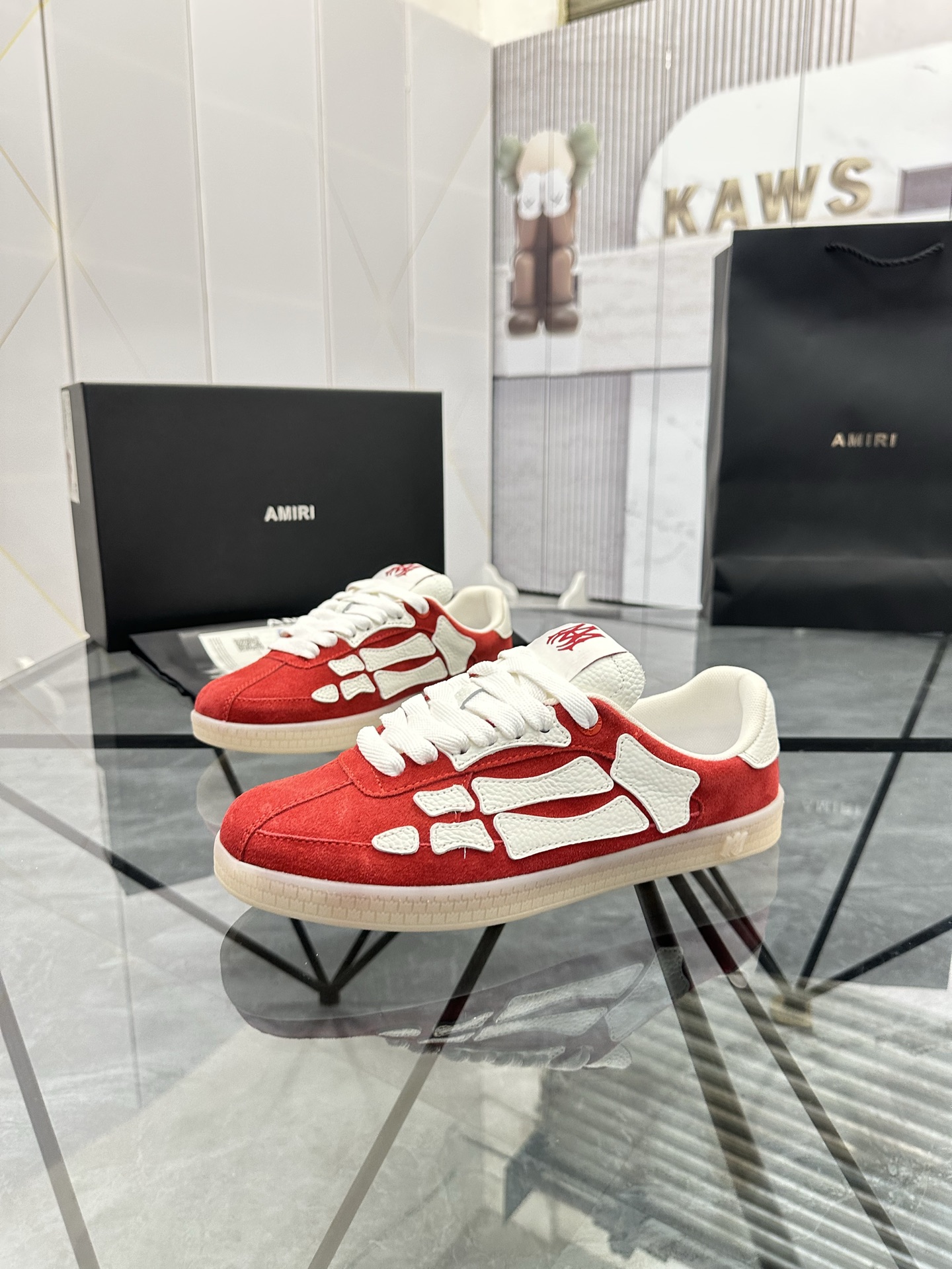 Precio de venta: P270 Guangzhou Top Quality [Marca: AMIRI* "Emil*] Low-top Casual Shoes Talla: 39-44