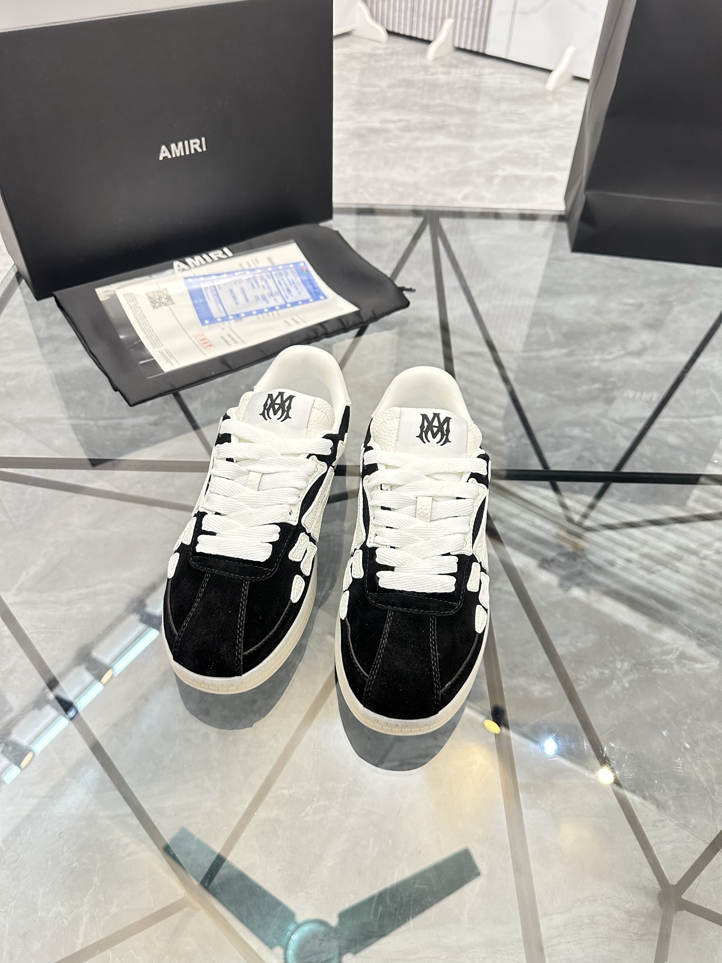 Precio de venta: P270 Guangzhou Top Quality [Marca: AMIRI* "Emil*] Low-top Casual Shoes Talla: 39-44