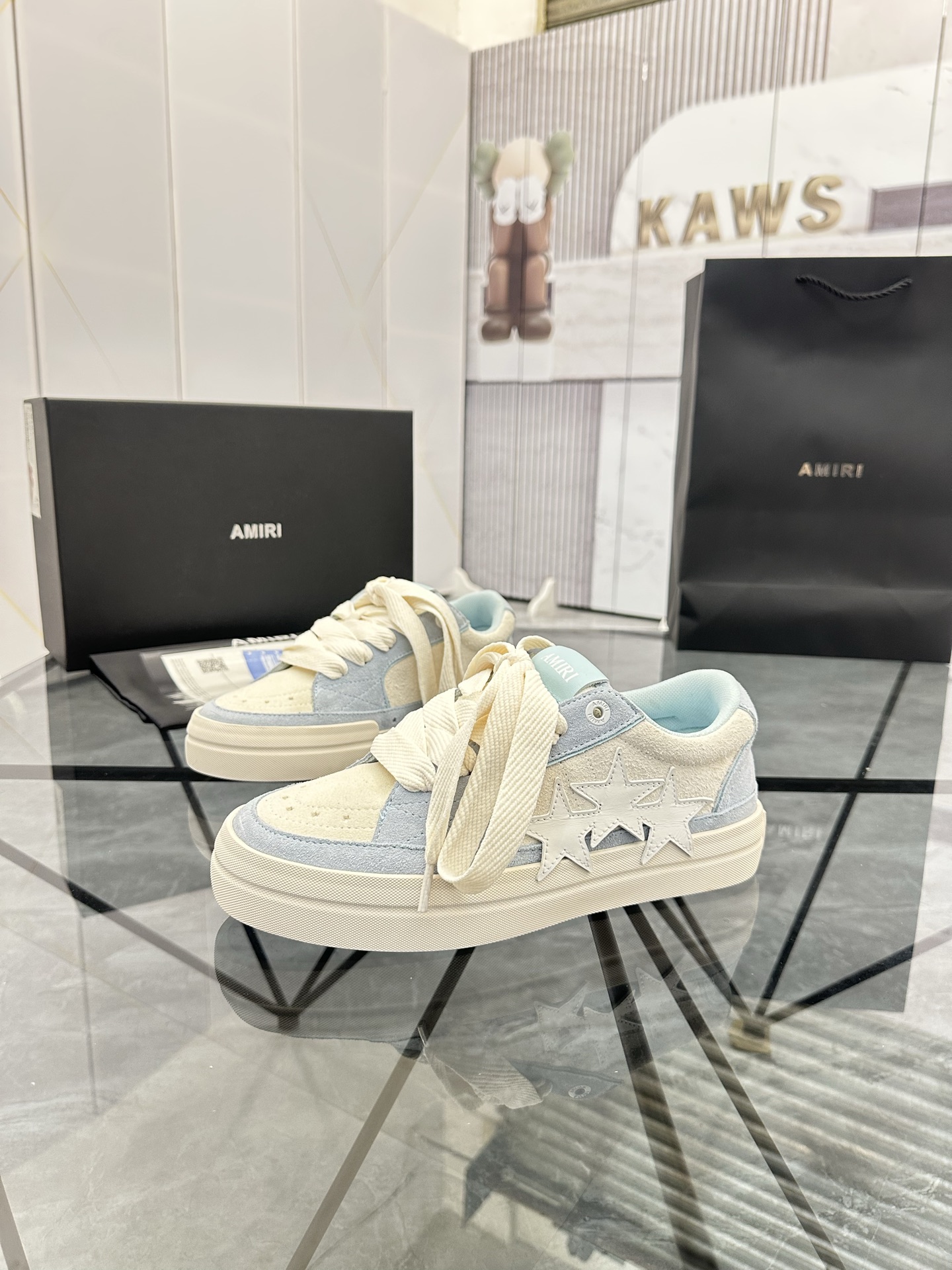 Precio de venta: P270 Guangzhou Top Quality [Marca: AMIRI* "Emil*] Low-top Casual Shoes Talla: 39-44