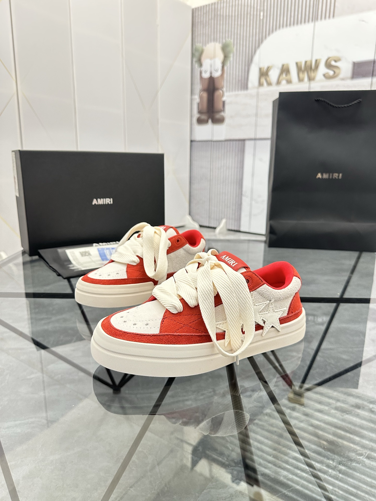 Precio de venta: P270 Guangzhou Top Quality [Marca: AMIRI* "Emil*] Low-top Casual Shoes Talla: 39-44