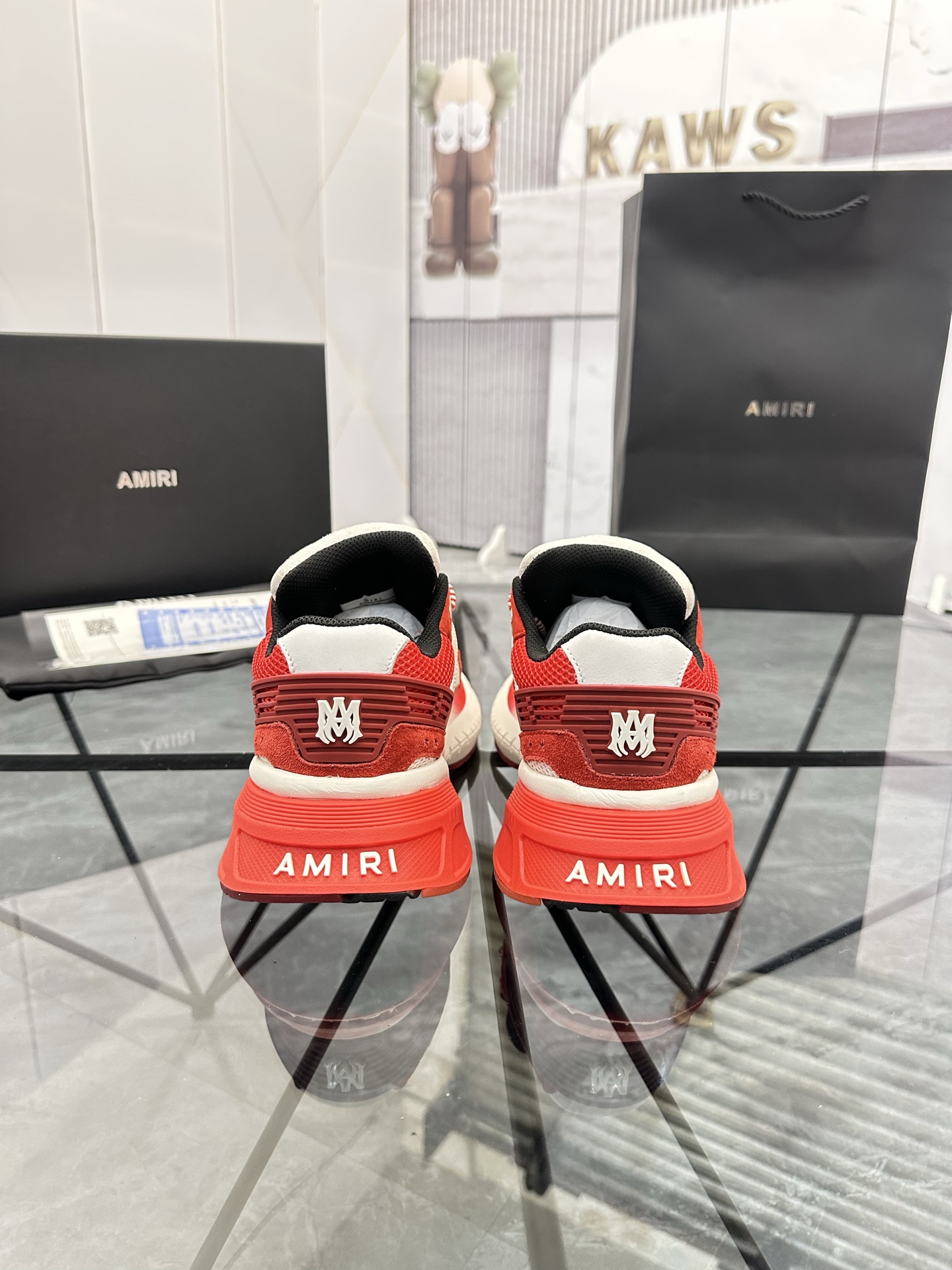 Precio de venta: P330 Guangzhou Top Quality [Marca: AMIRI* "Emile*"] Low-top Casual Shoes Talla: 39-