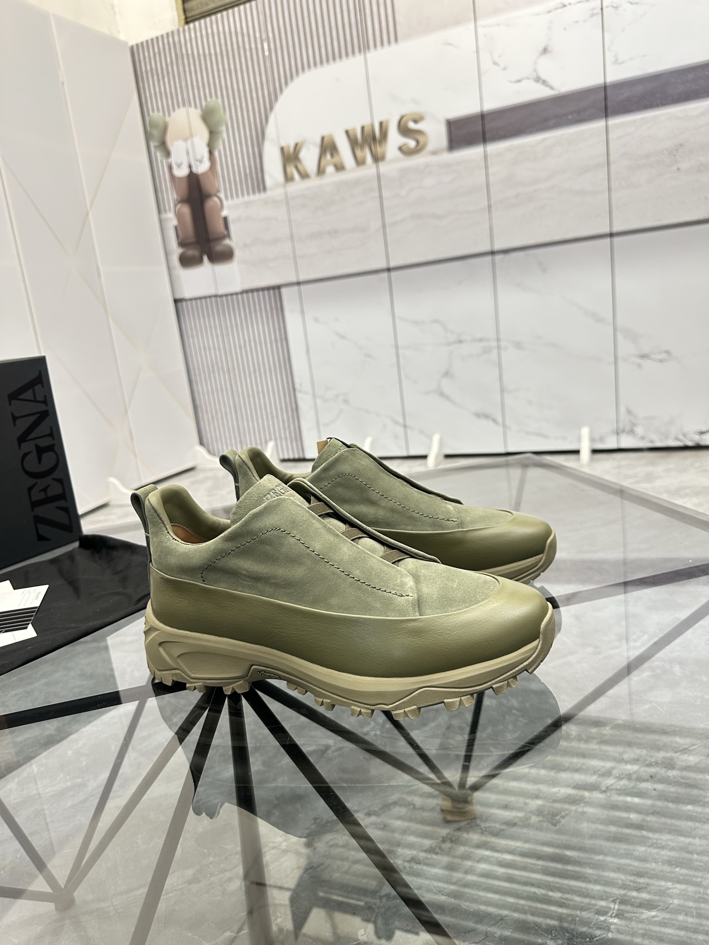 Zegna Low-Top Green Suede Leather Casual Shoes - Premium Quality, Sizes 38-47 4 i1742893483058 8981 0 2
