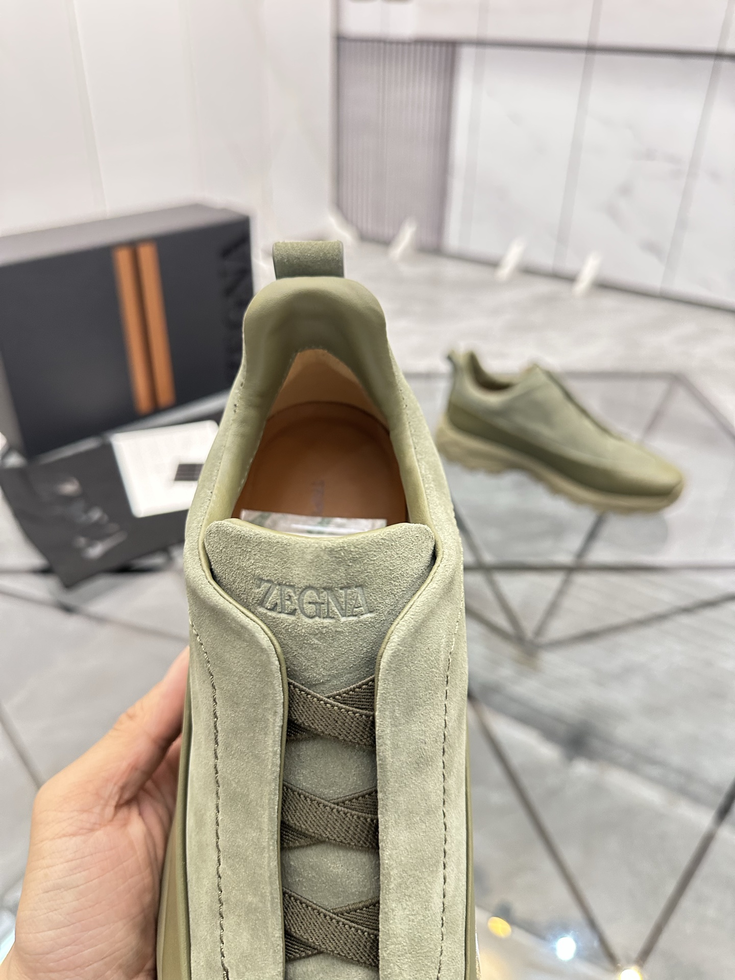 Zegna Low-Top Green Suede Leather Casual Shoes - Premium Quality, Sizes 38-47 8 i1742893484120 3822 0 6