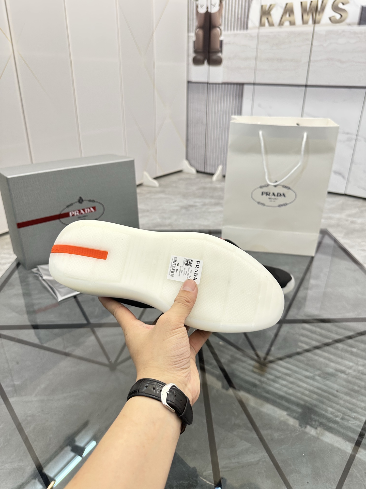 Precio de venta: P290 Artículos de alta gama y máxima calidadMarca: Prada *"Prada*" mocasines de cañ