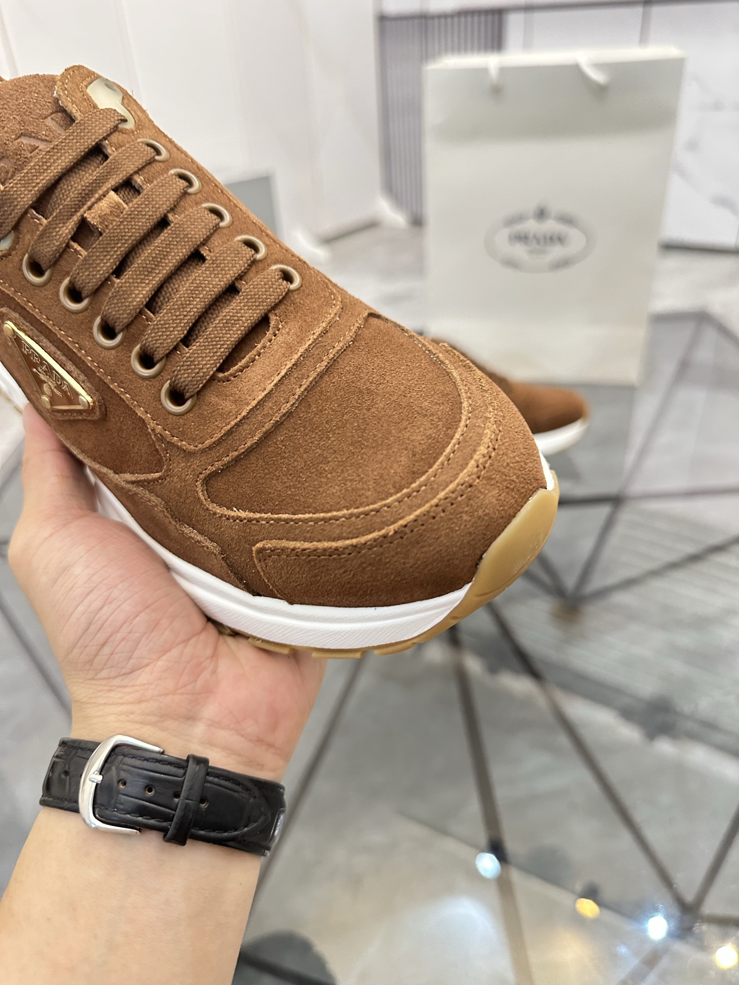 Precio de venta: P270 Artículos de alta gama y calidad superiorMarca: Prada *"Prada*" mocasines de c