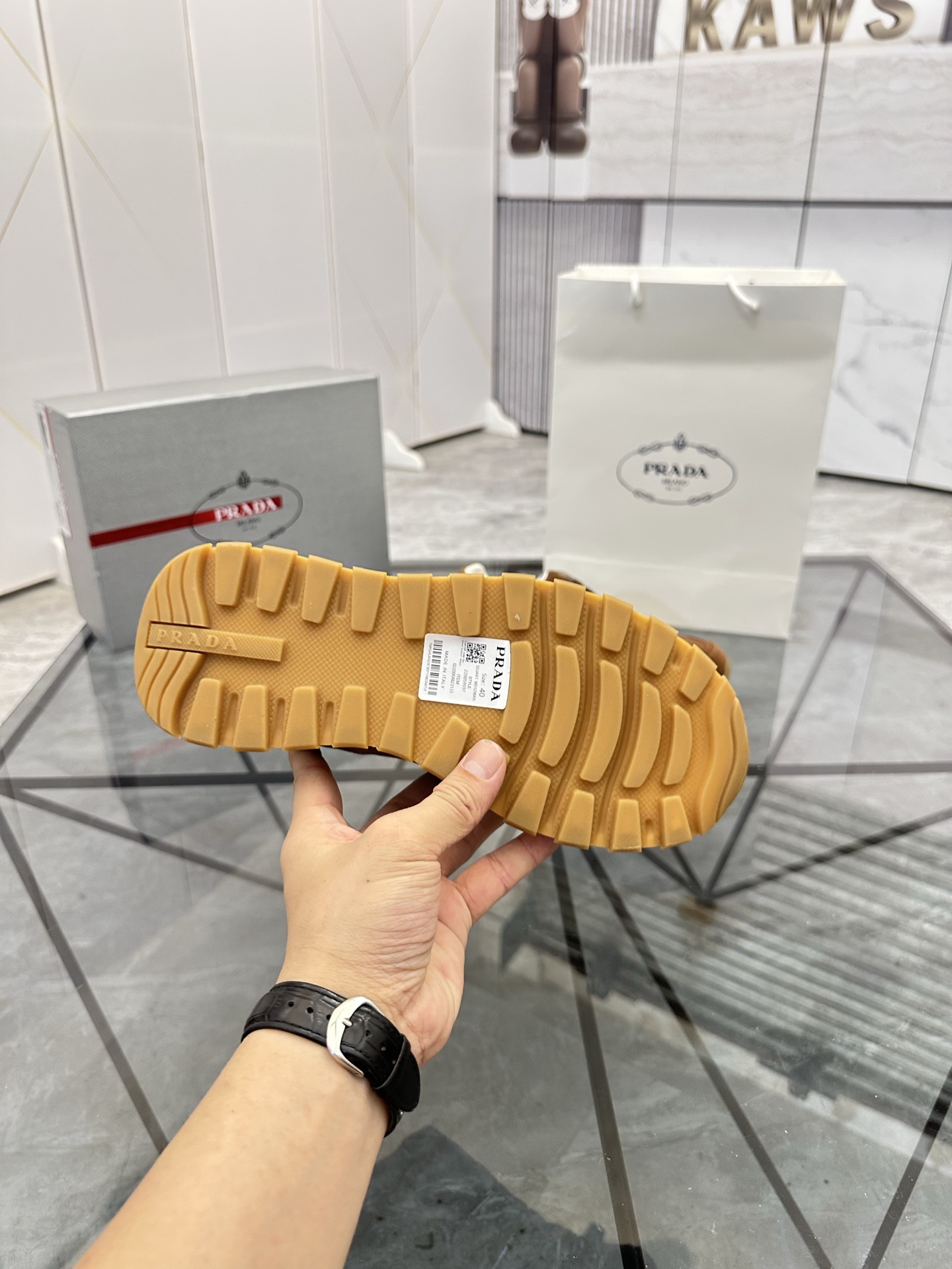Precio de venta: P270 Artículos de alta gama y calidad superiorMarca: Prada *"Prada*" mocasines de c