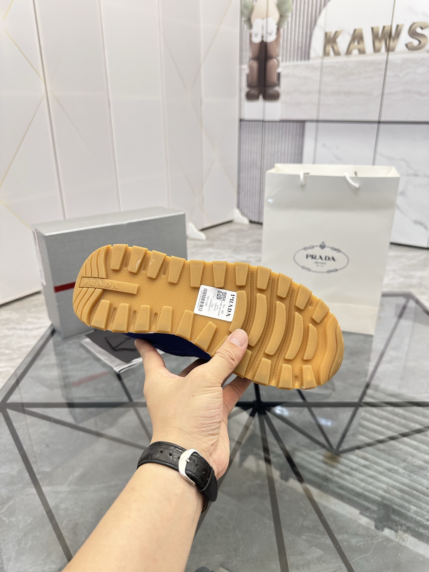 Precio de venta: P270 Artículos de alta gama y calidad superiorMarca: Prada *"Prada*" mocasines de c