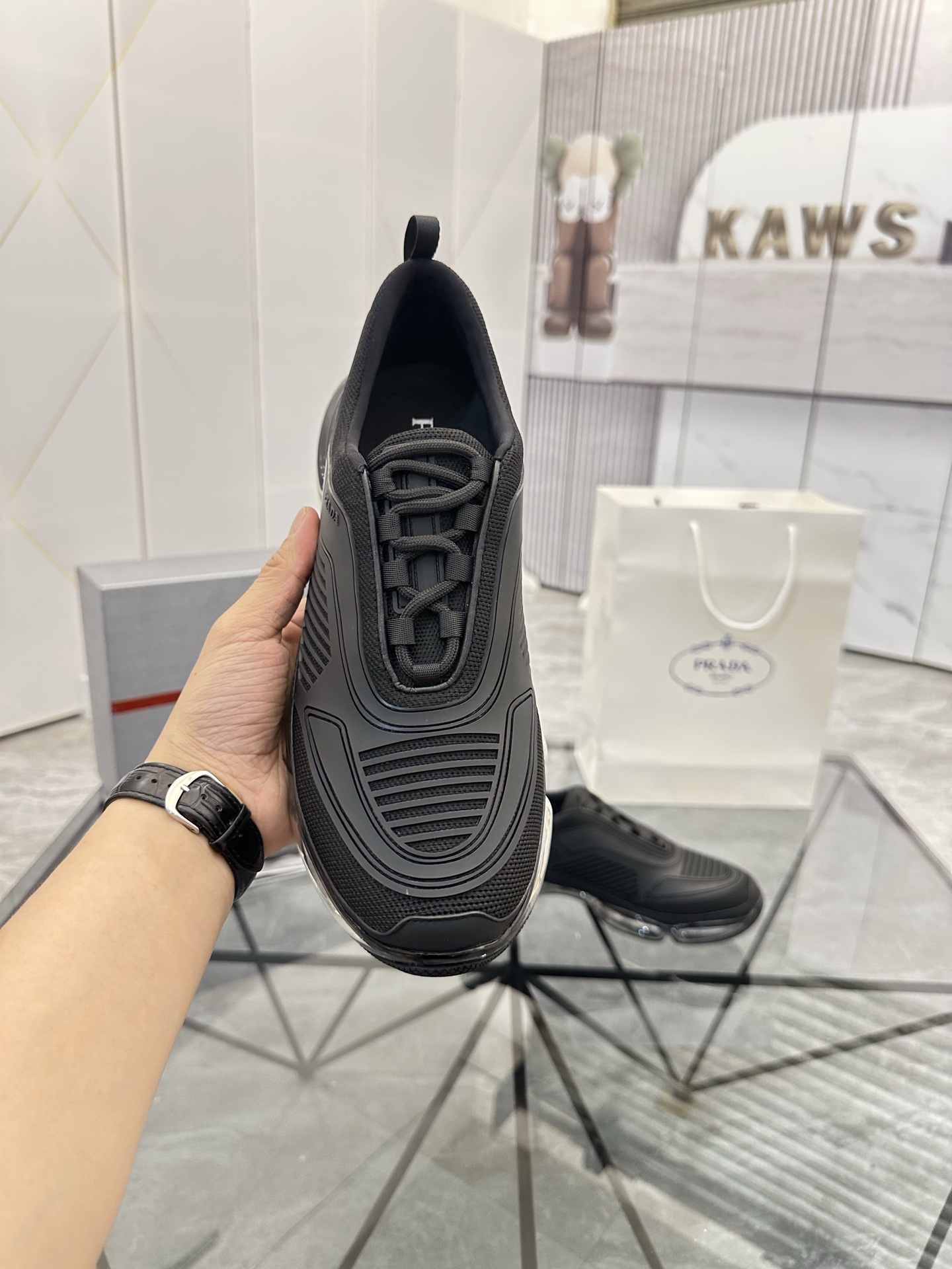 Precio de venta: P310 Calidad superior de gama altaMarca: Prada *"Prada*" mocasines de caña bajaTall