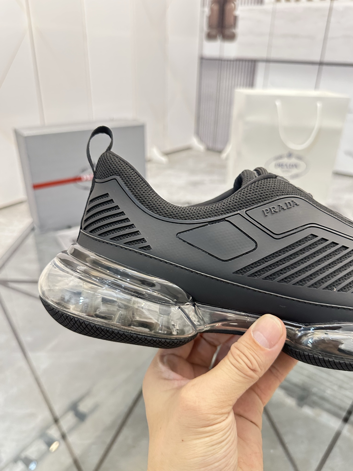 Precio de venta: P310 Calidad superior de gama altaMarca: Prada *"Prada*" mocasines de caña bajaTall