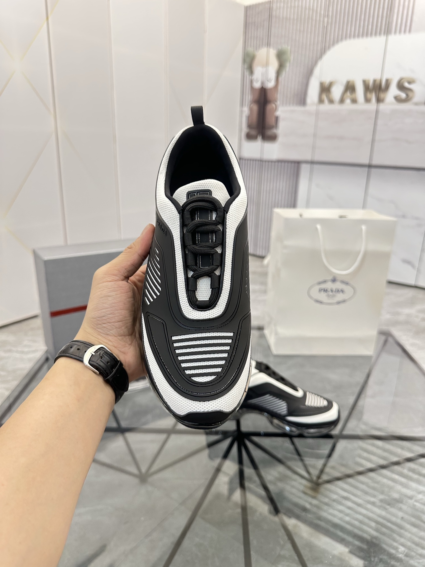 Precio de venta: P310 Calidad superior de gama altaMarca: Prada *"Prada*" mocasines de caña bajaTall