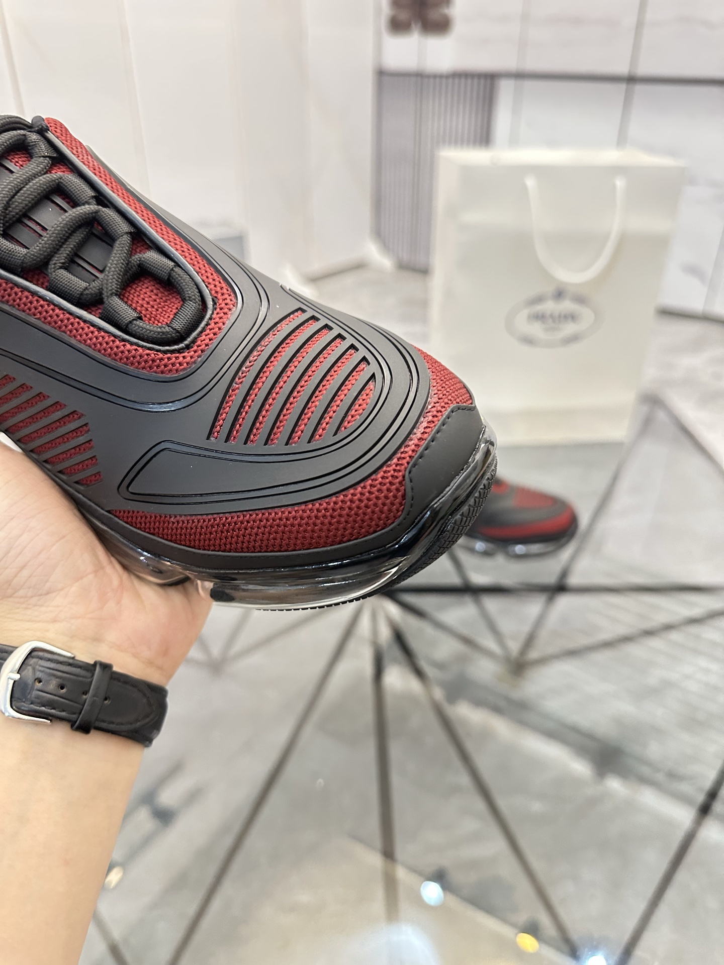Precio de venta: P310 Calidad superior de gama altaMarca: Prada *"Prada*" mocasines de caña bajaTall