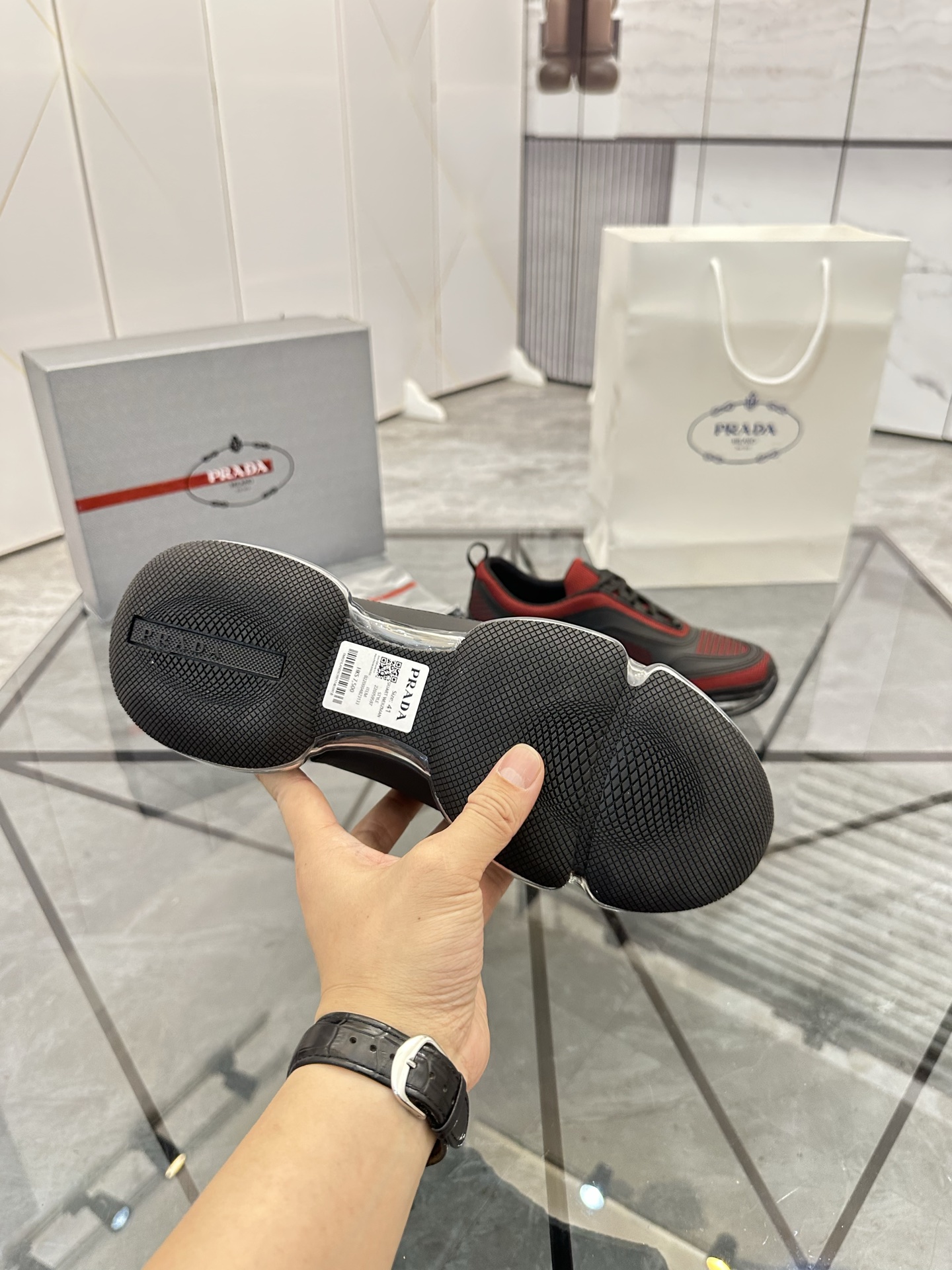 Precio de venta: P310 Calidad superior de gama altaMarca: Prada *"Prada*" mocasines de caña bajaTall
