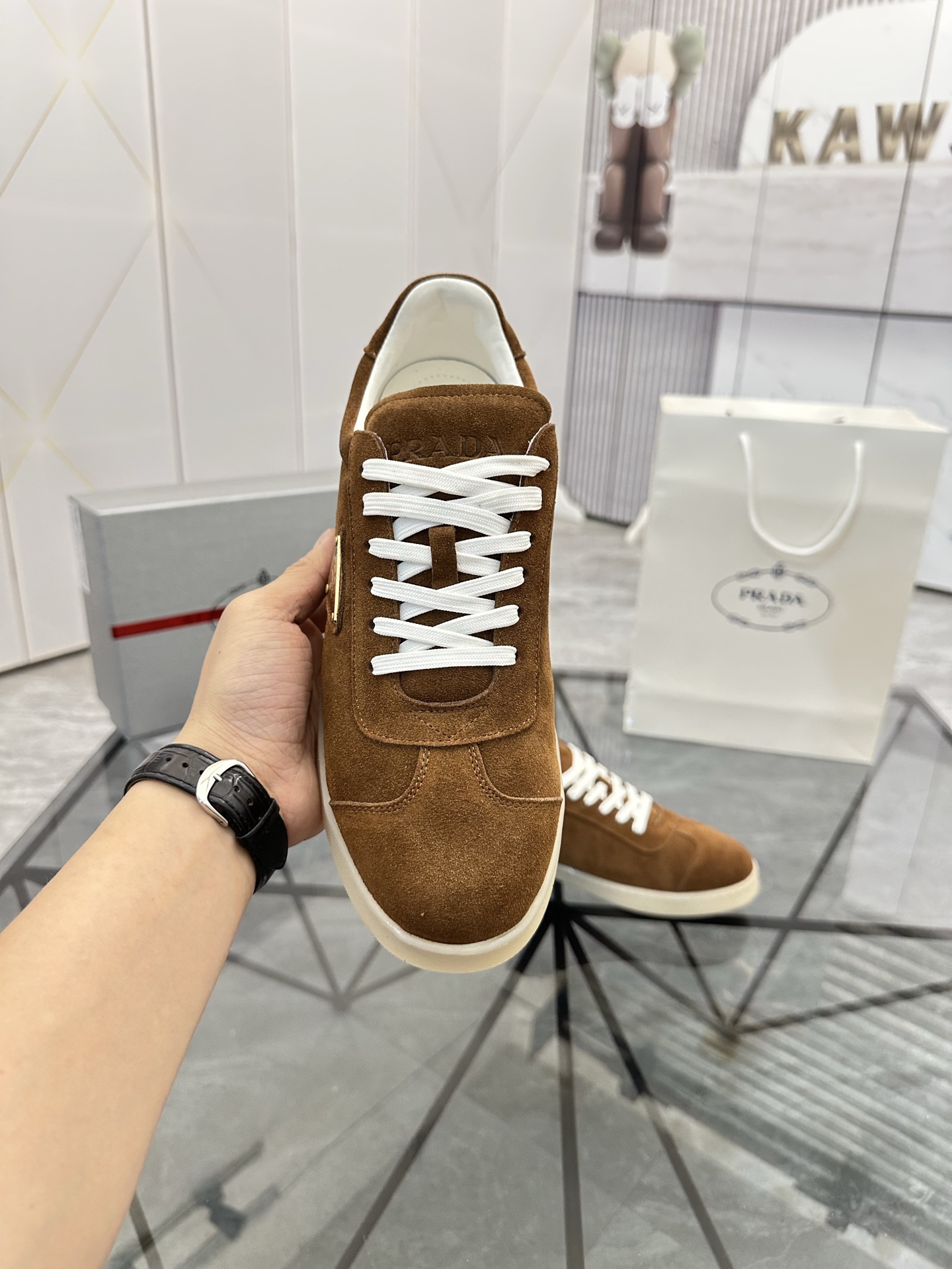 Precio de venta: P250 Calidad superior de gama altaMarca: Prada *"Prada*" mocasines de caña bajaTall