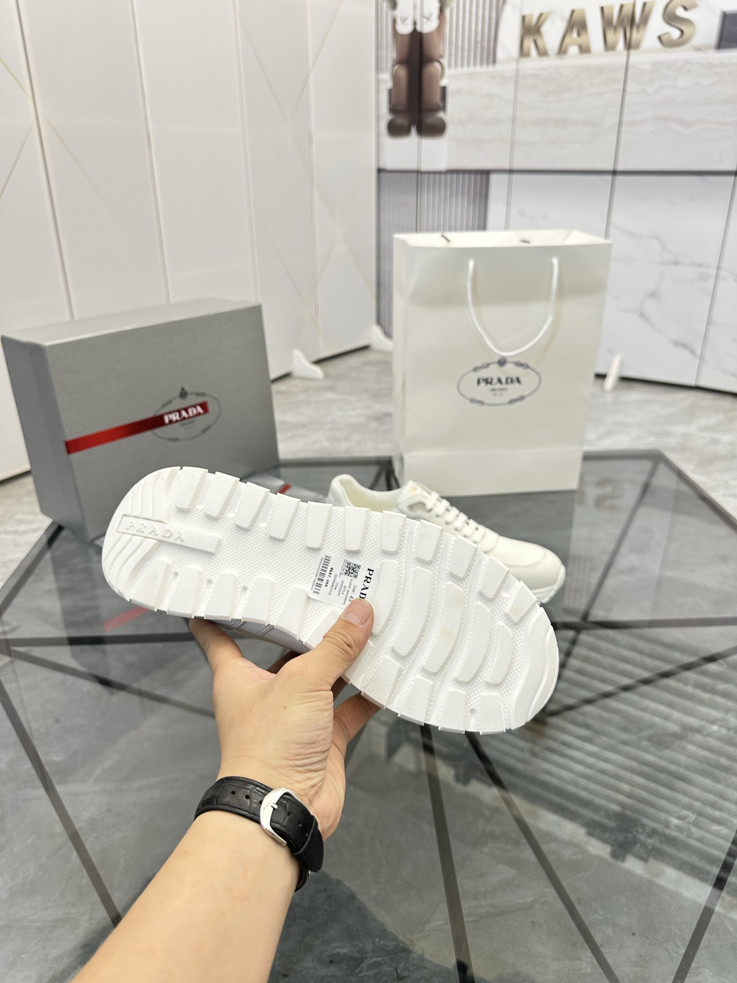 Precio de venta: P270 Artículos de alta gama y máxima calidadMarca: Prada *"Prada*" mocasines de cañ