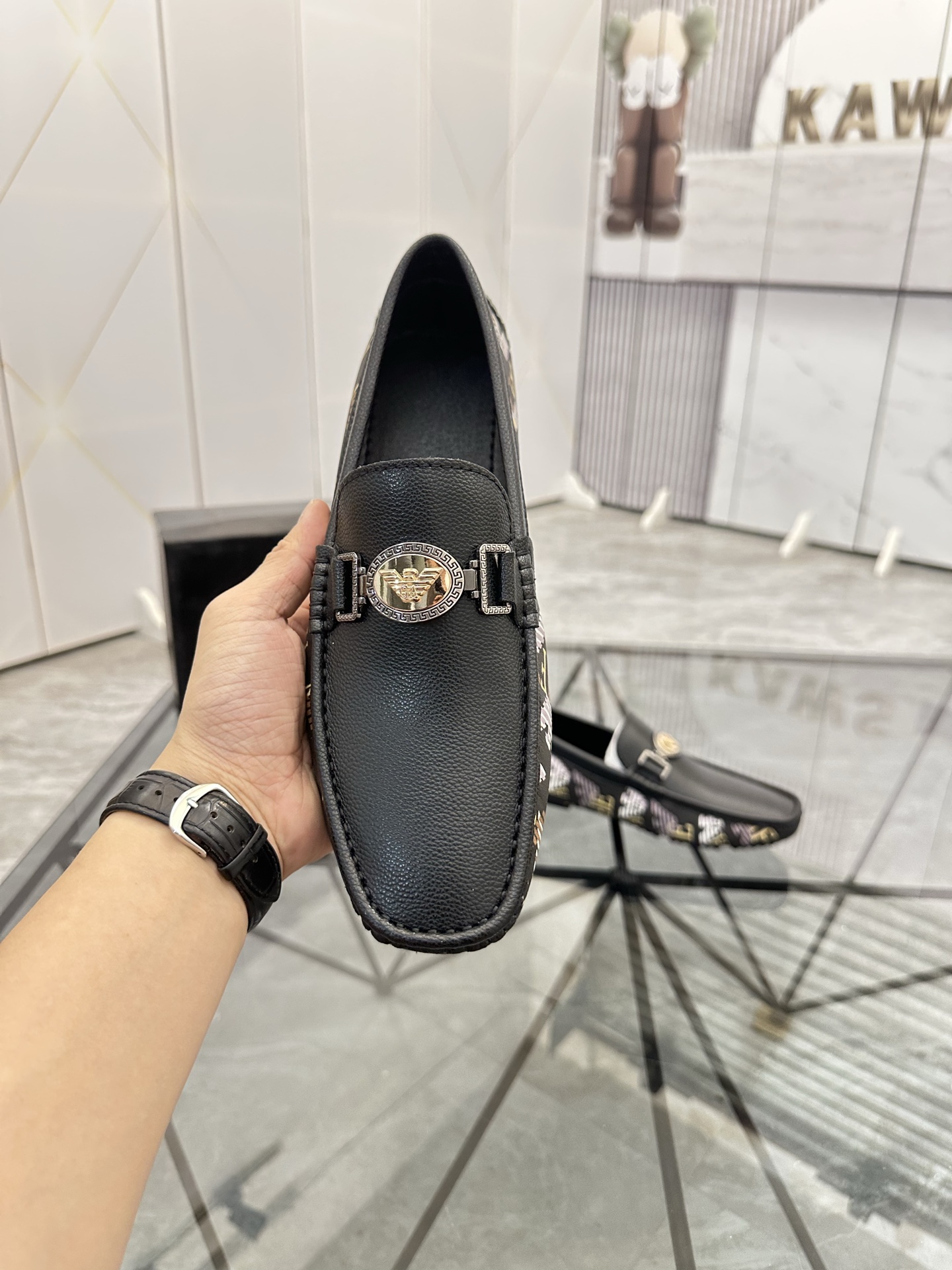 Precio de venta: P170 Marca: Armani* "Armani*" Zapatos de soja Talla: 38-44(45...) Material: Cuero d