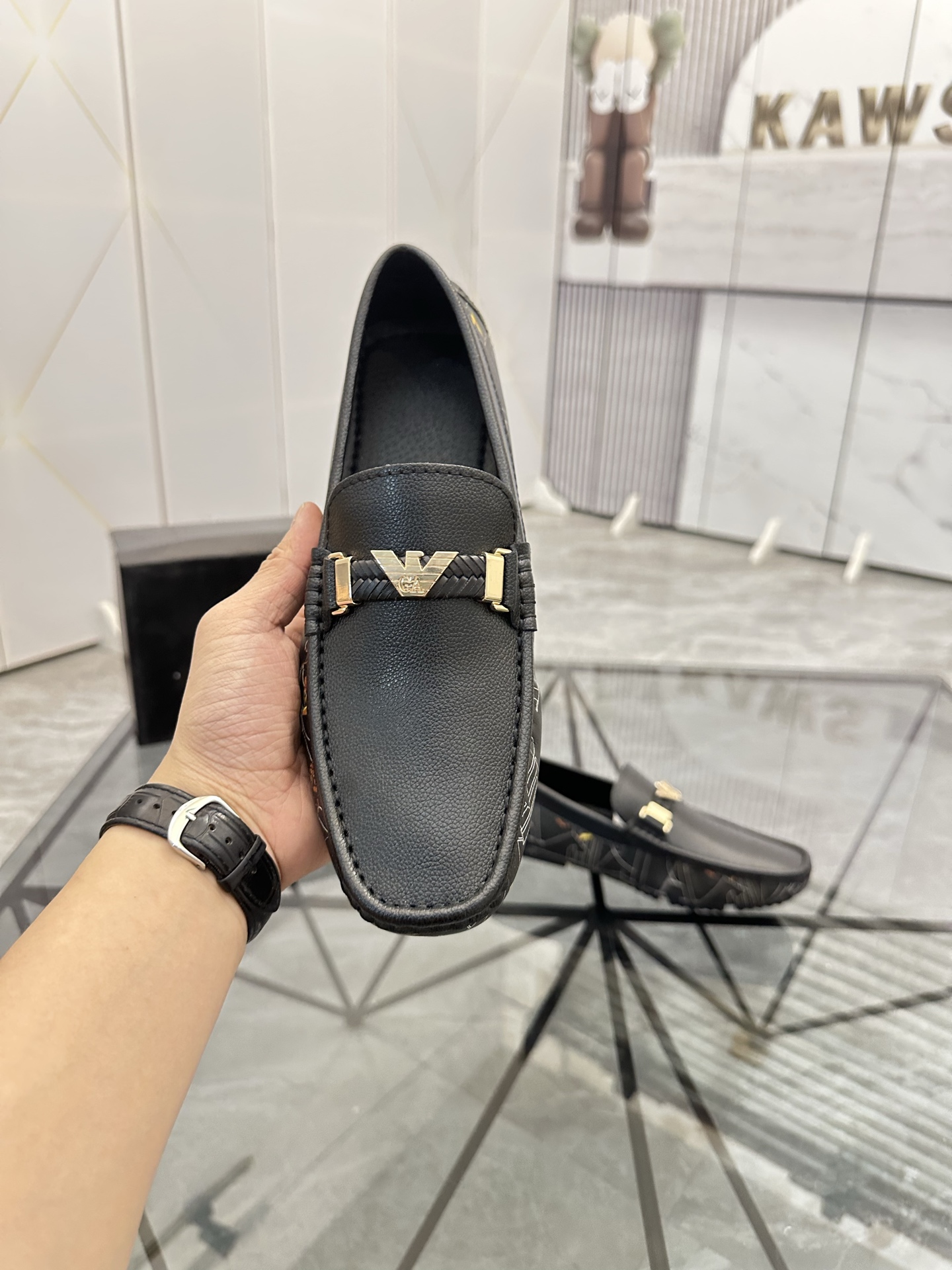 Precio de venta: P170 Marca: Armani* "Armani*" Zapatos de soja Talla: 38-44(45...) Material: Cuero d