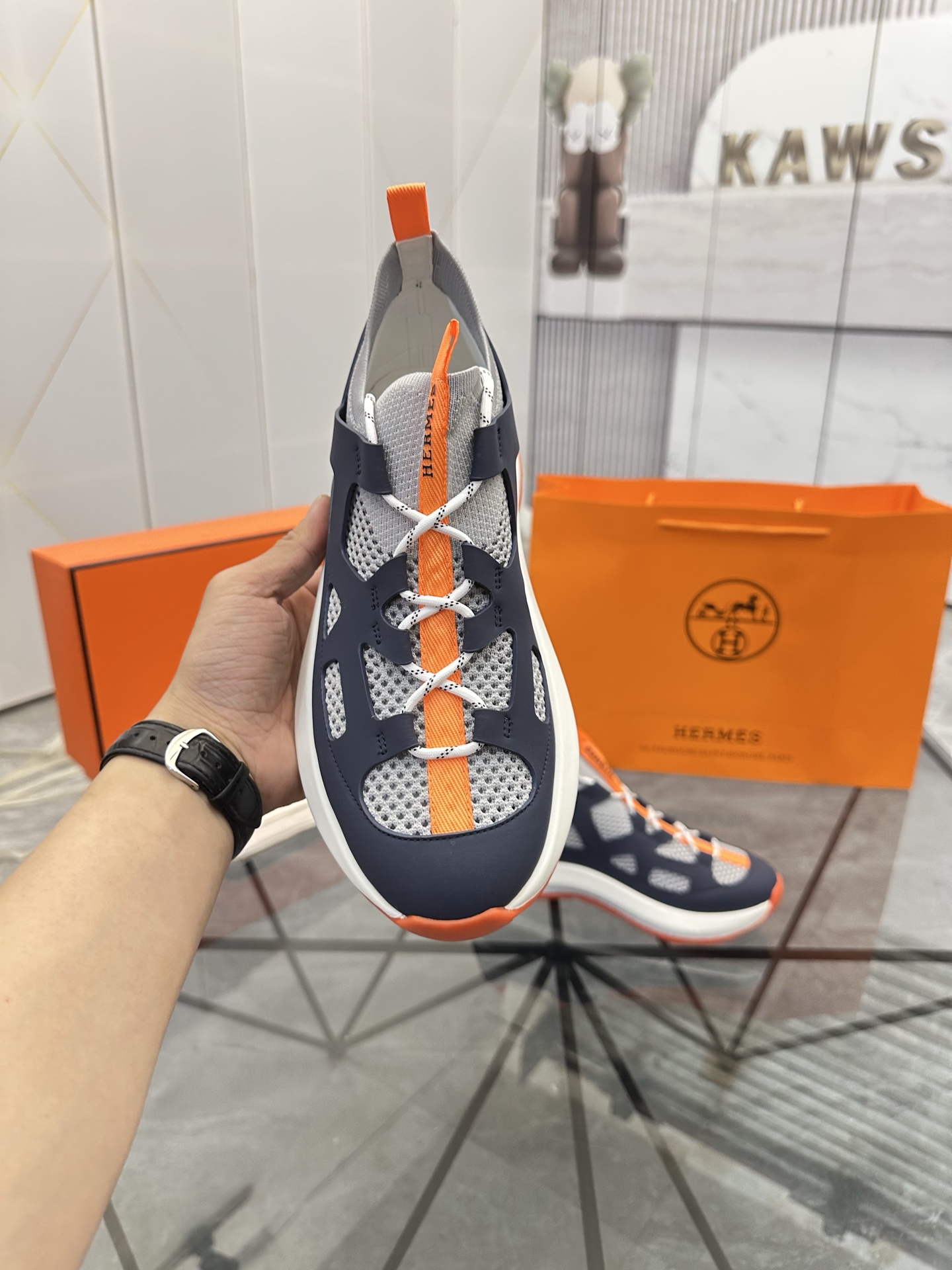 Precio de venta: P310 Bienes de gama alta, de alta calidadMarca: Hermes *"Hermes*" mocasines de caña