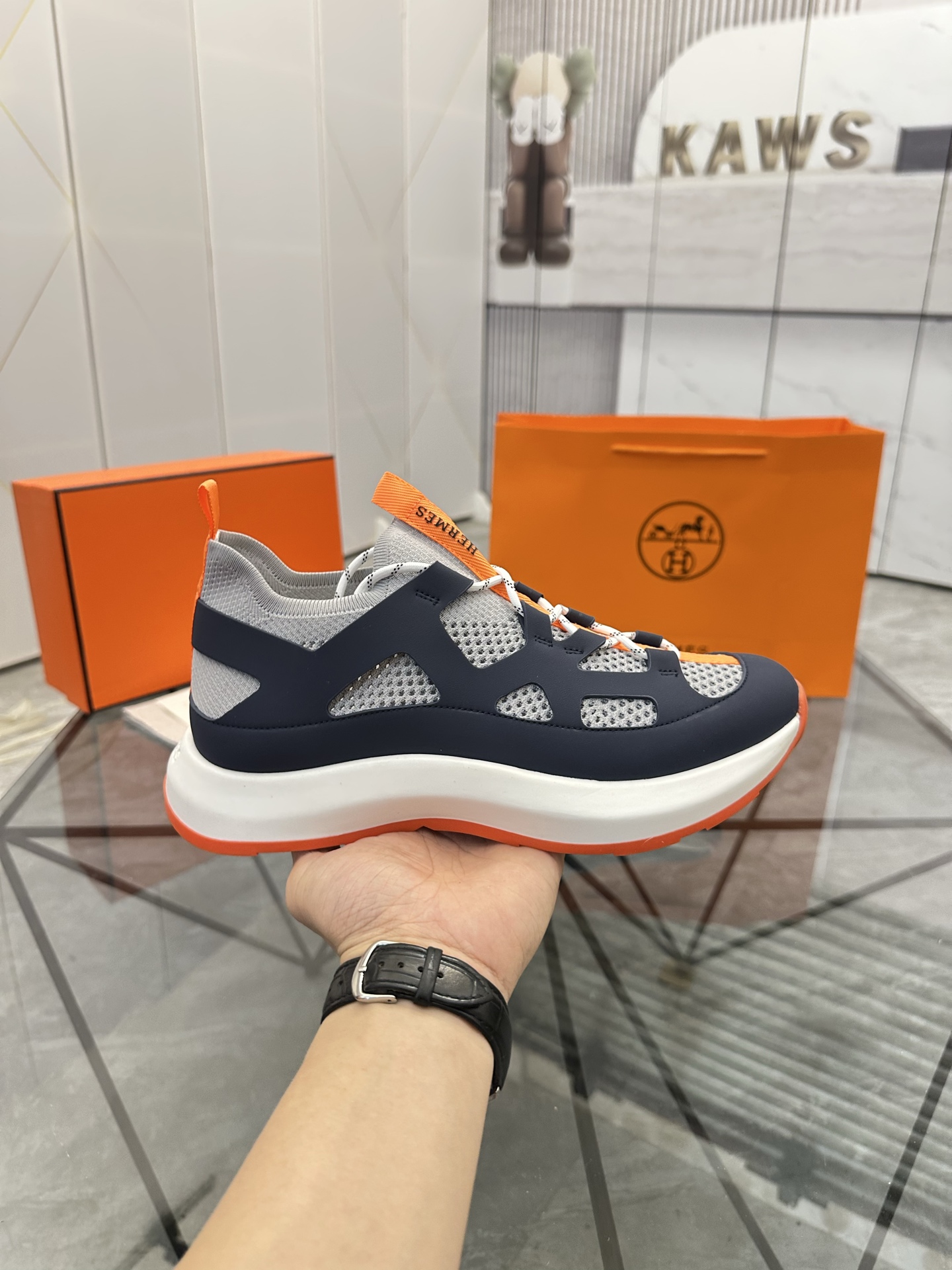 Precio de venta: P310 Bienes de gama alta, de alta calidadMarca: Hermes *"Hermes*" mocasines de caña