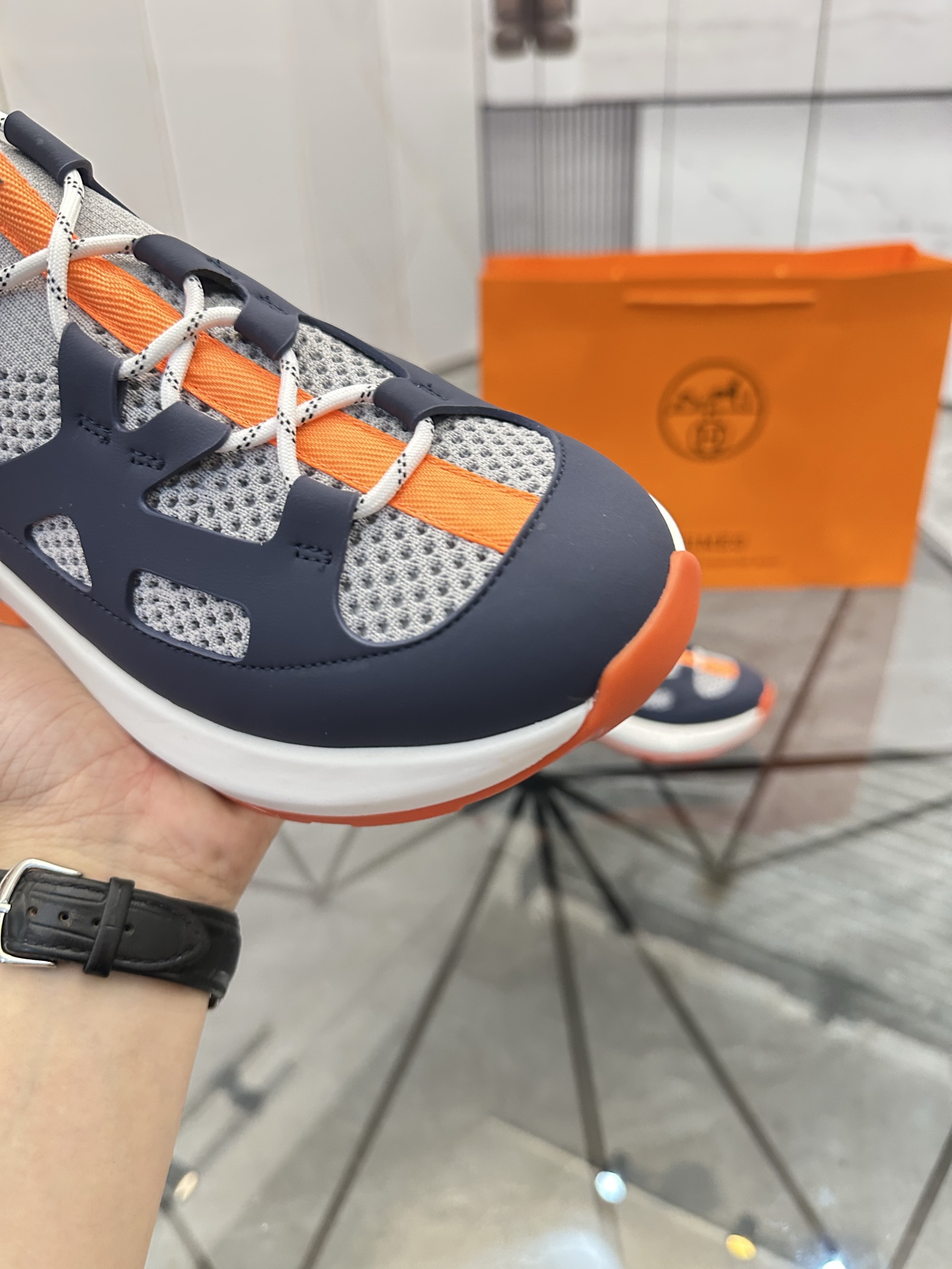 Precio de venta: P310 Bienes de gama alta, de alta calidadMarca: Hermes *"Hermes*" mocasines de caña