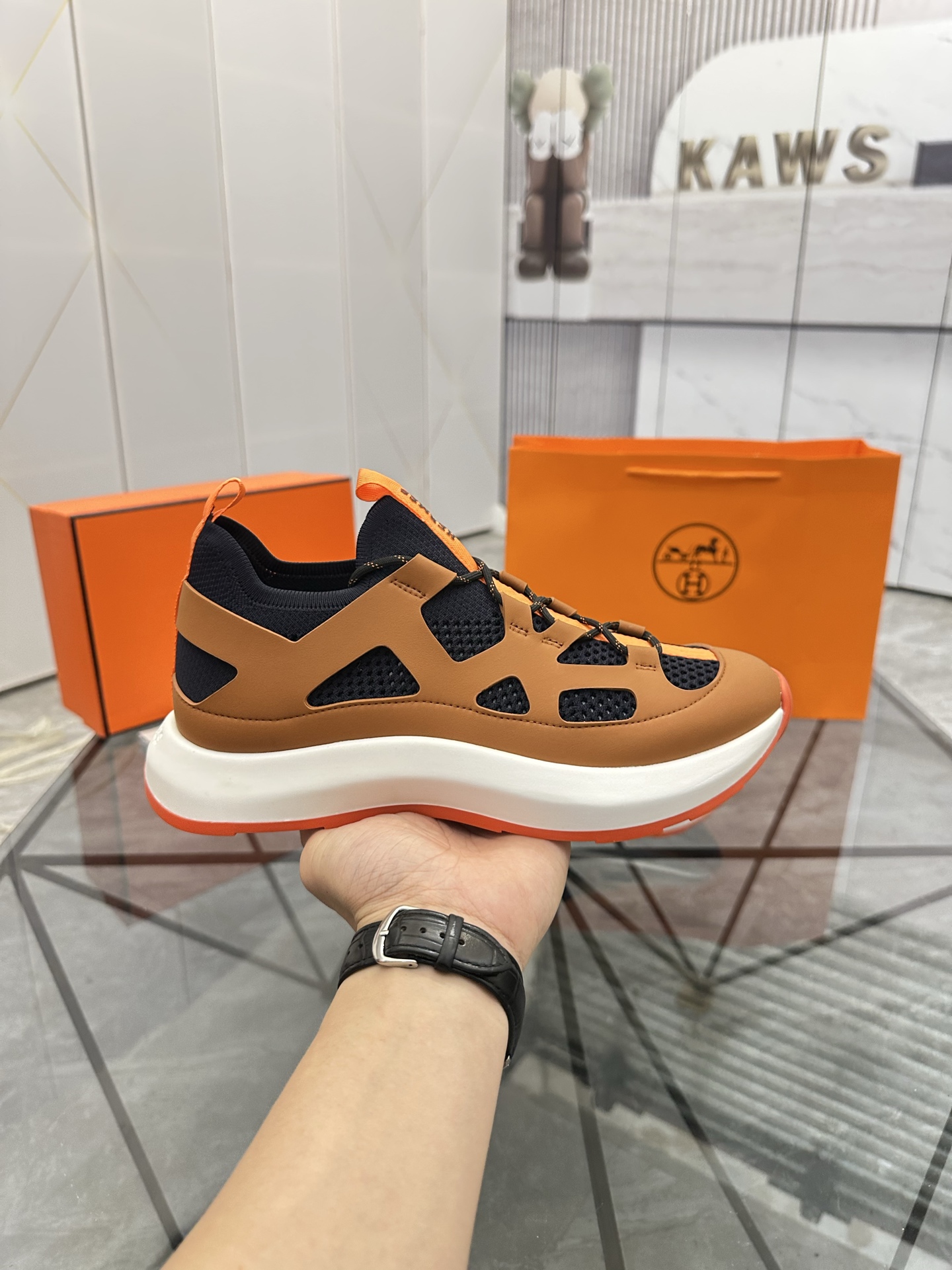 Precio de venta: P310 Bienes de gama alta, de alta calidadMarca: Hermes *"Hermes*" mocasines de caña