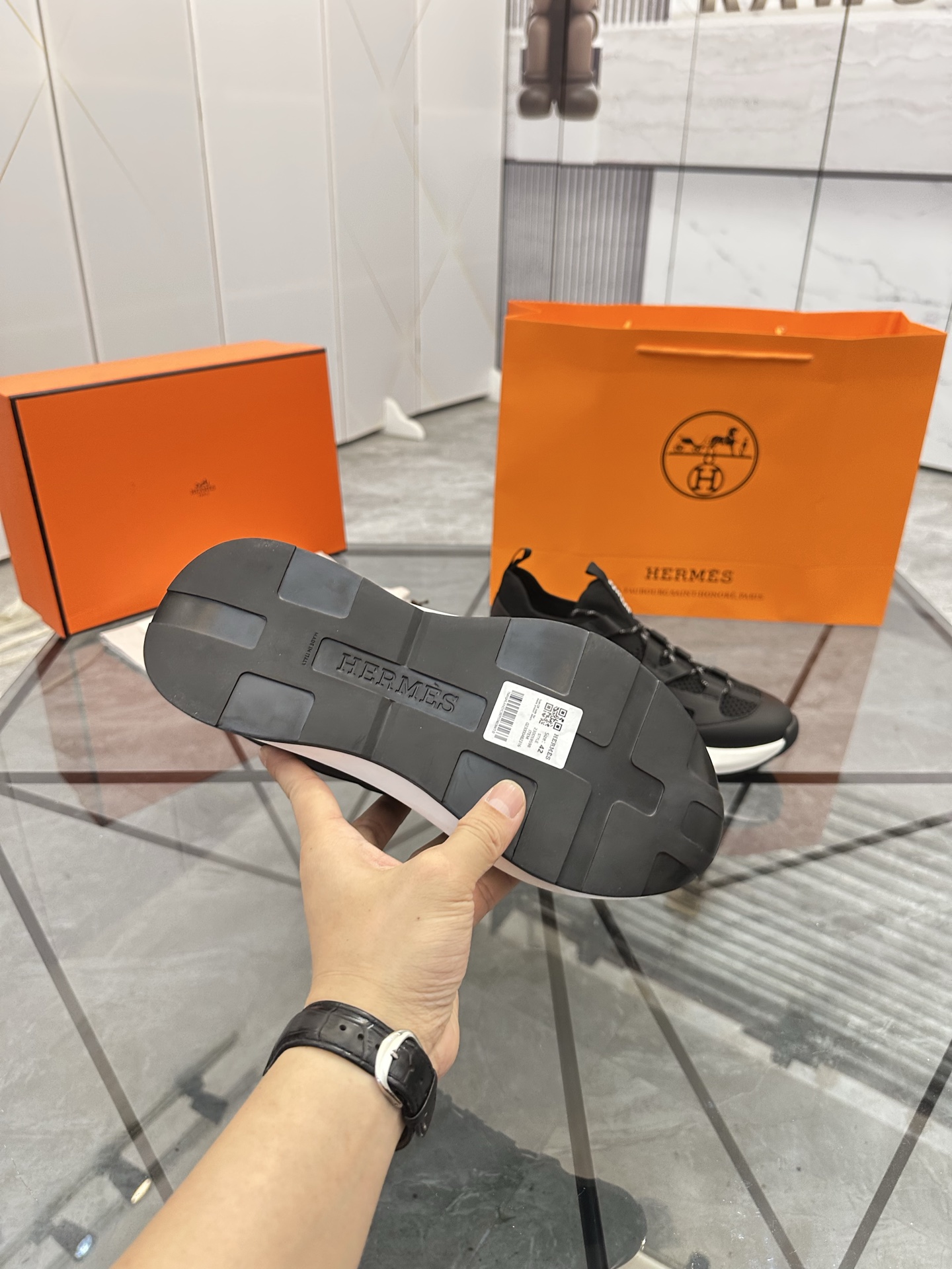 Precio de venta: P310 Bienes de gama alta, de alta calidadMarca: Hermes *"Hermes*" mocasines de caña