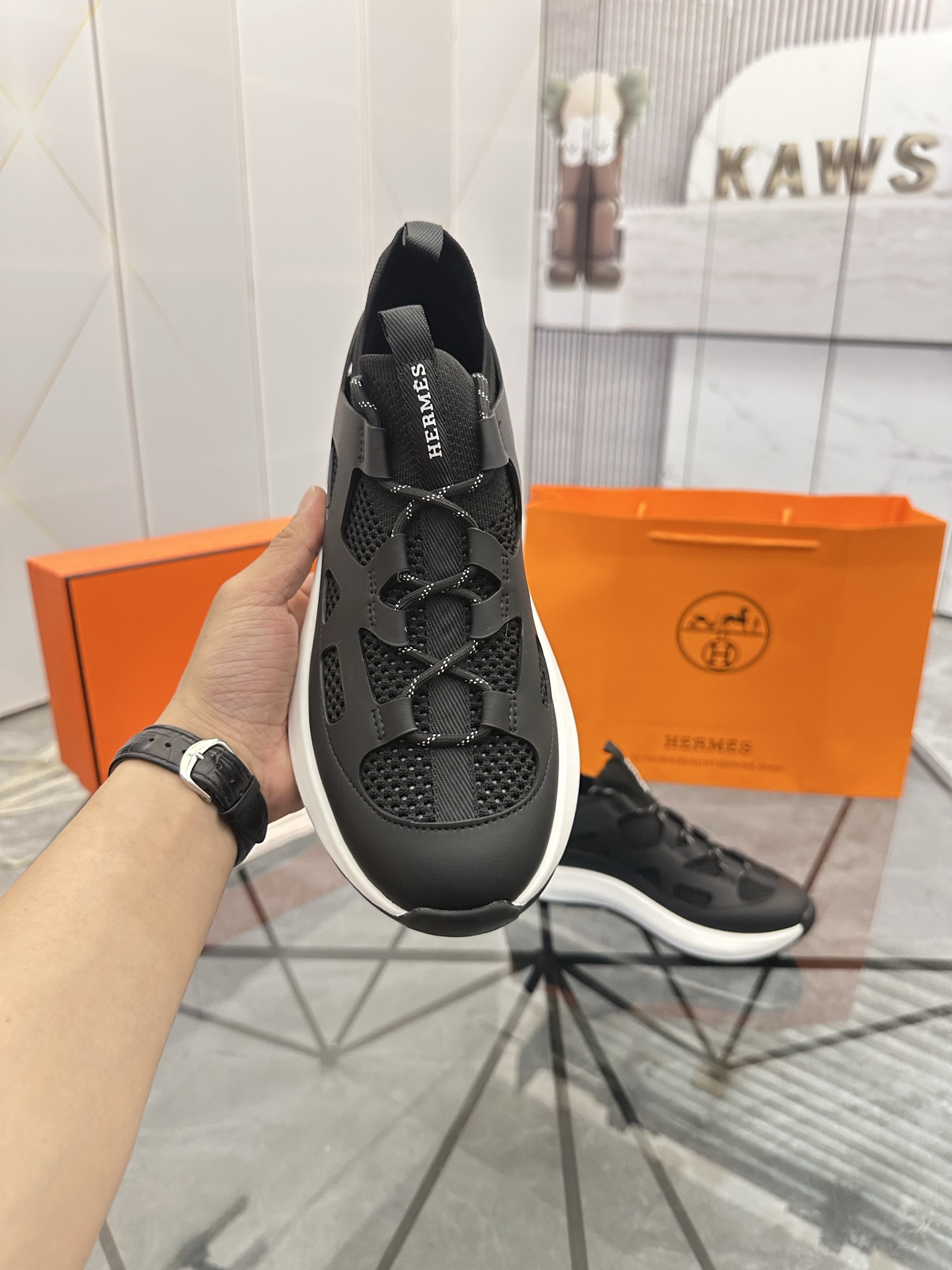 Precio de venta: P310 Bienes de gama alta, de alta calidadMarca: Hermes *"Hermes*" mocasines de caña