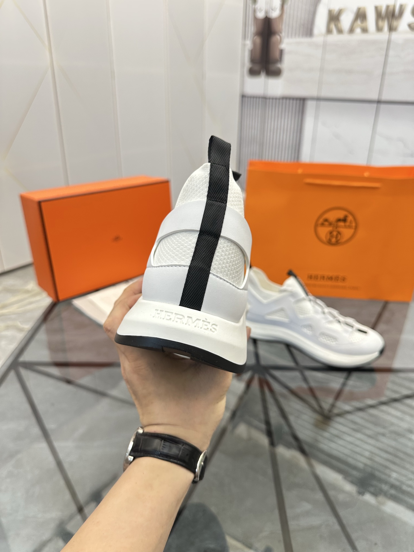 Precio de venta: P310 Bienes de gama alta, de alta calidadMarca: Hermes *"Hermes*" mocasines de caña