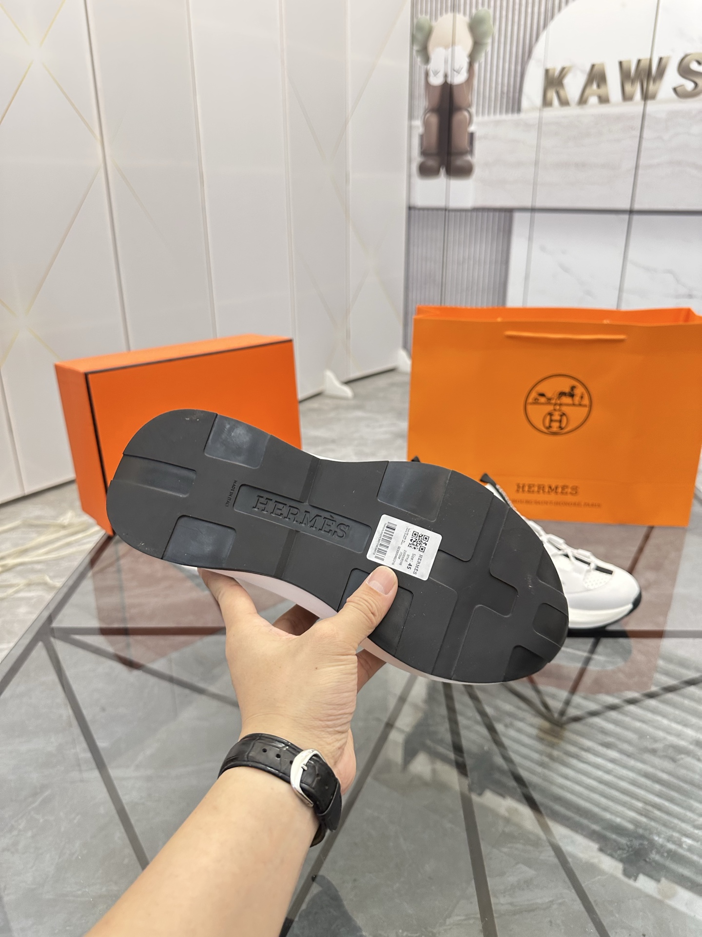 Precio de venta: P310 Bienes de gama alta, de alta calidadMarca: Hermes *"Hermes*" mocasines de caña