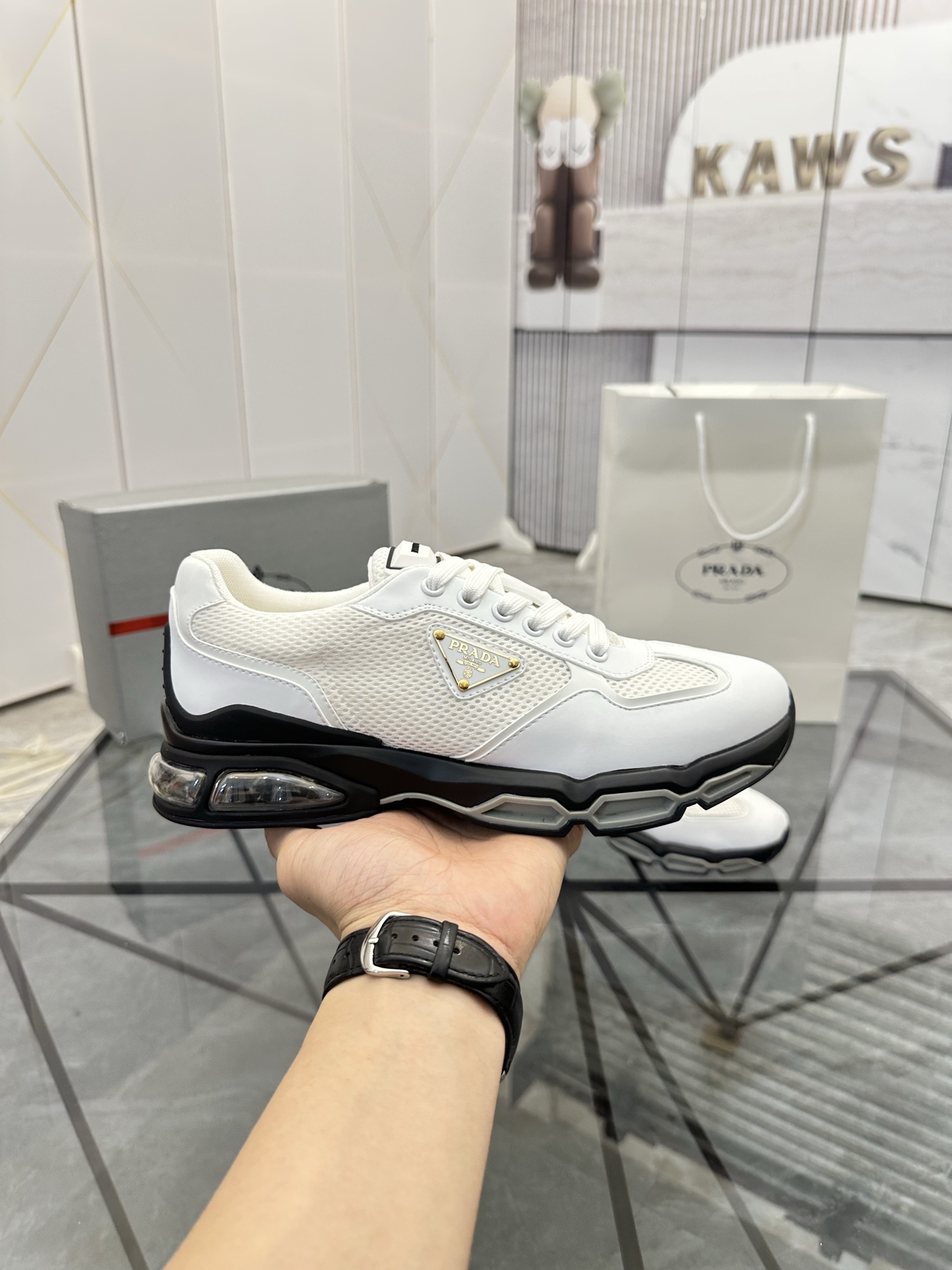 Precio de venta: P310 Calidad superior de gama altaMarca: Prada *"Prada*" mocasines de caña bajaTall