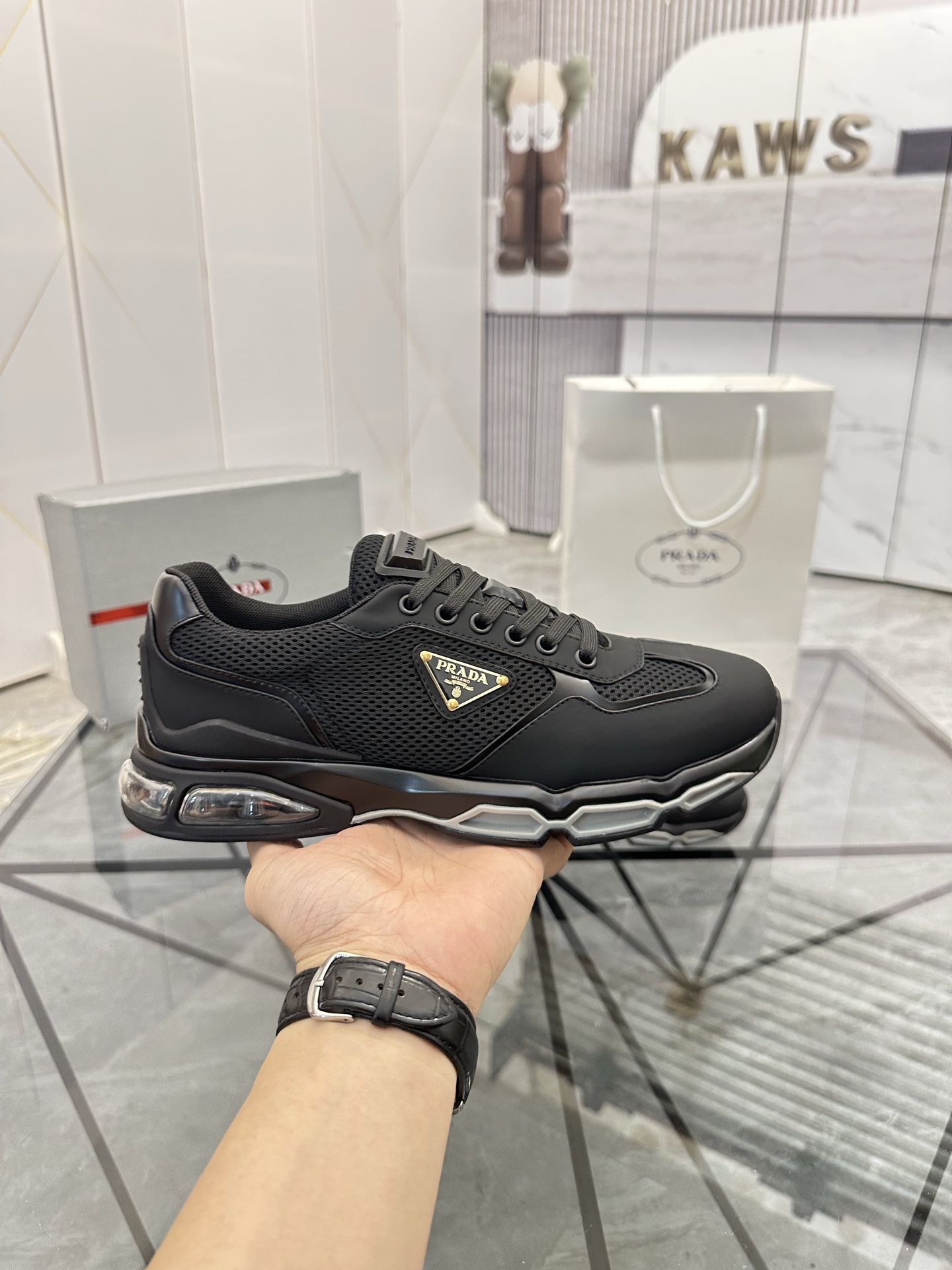 Precio de venta: P310 Calidad superior de gama altaMarca: Prada *"Prada*" mocasines de caña bajaTall