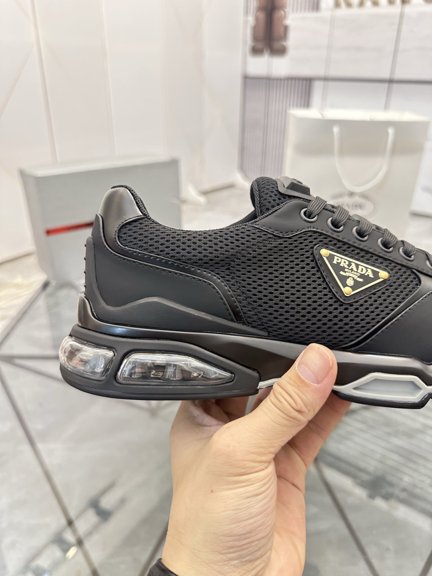 Precio de venta: P310 Calidad superior de gama altaMarca: Prada *"Prada*" mocasines de caña bajaTall