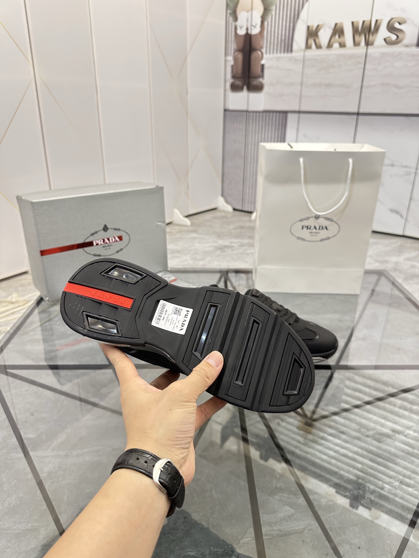 Precio de venta: P310 Calidad superior de gama altaMarca: Prada *"Prada*" mocasines de caña bajaTall