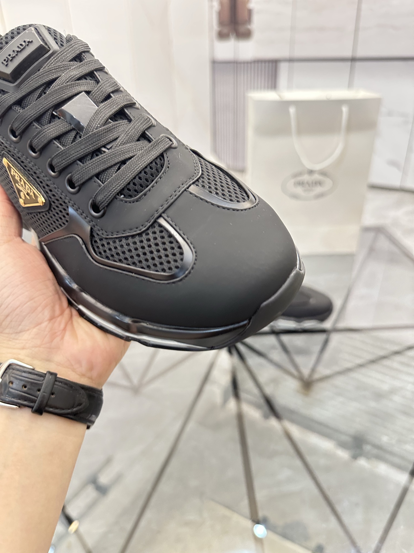 Precio de venta: P310 Calidad superior de gama altaMarca: Prada *"Prada*" mocasines de caña bajaTall