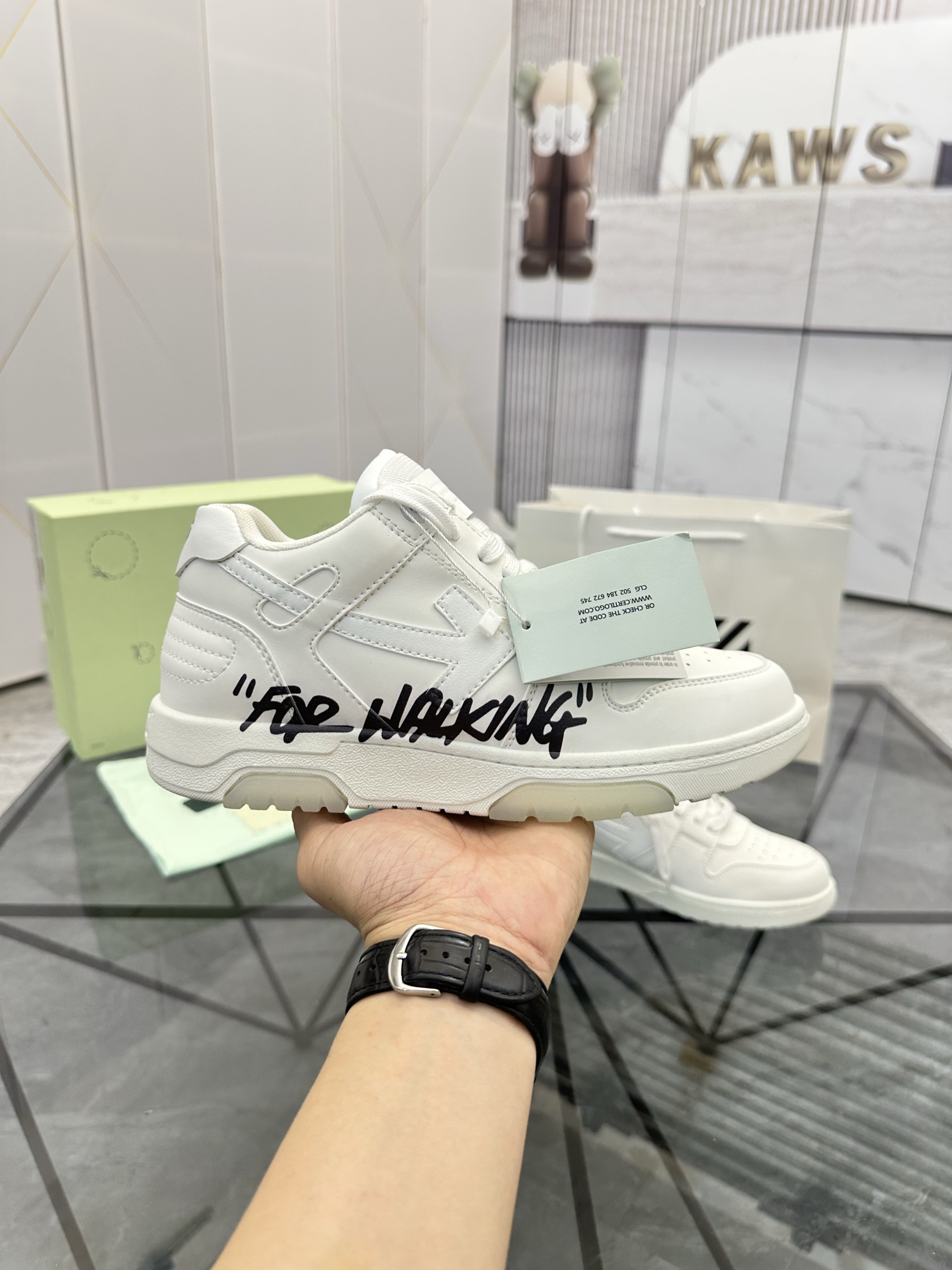 Precio de venta: P280 Calidad superior de gama alta (hebilla de cuero) Marca comercial: OFF WHITE *"