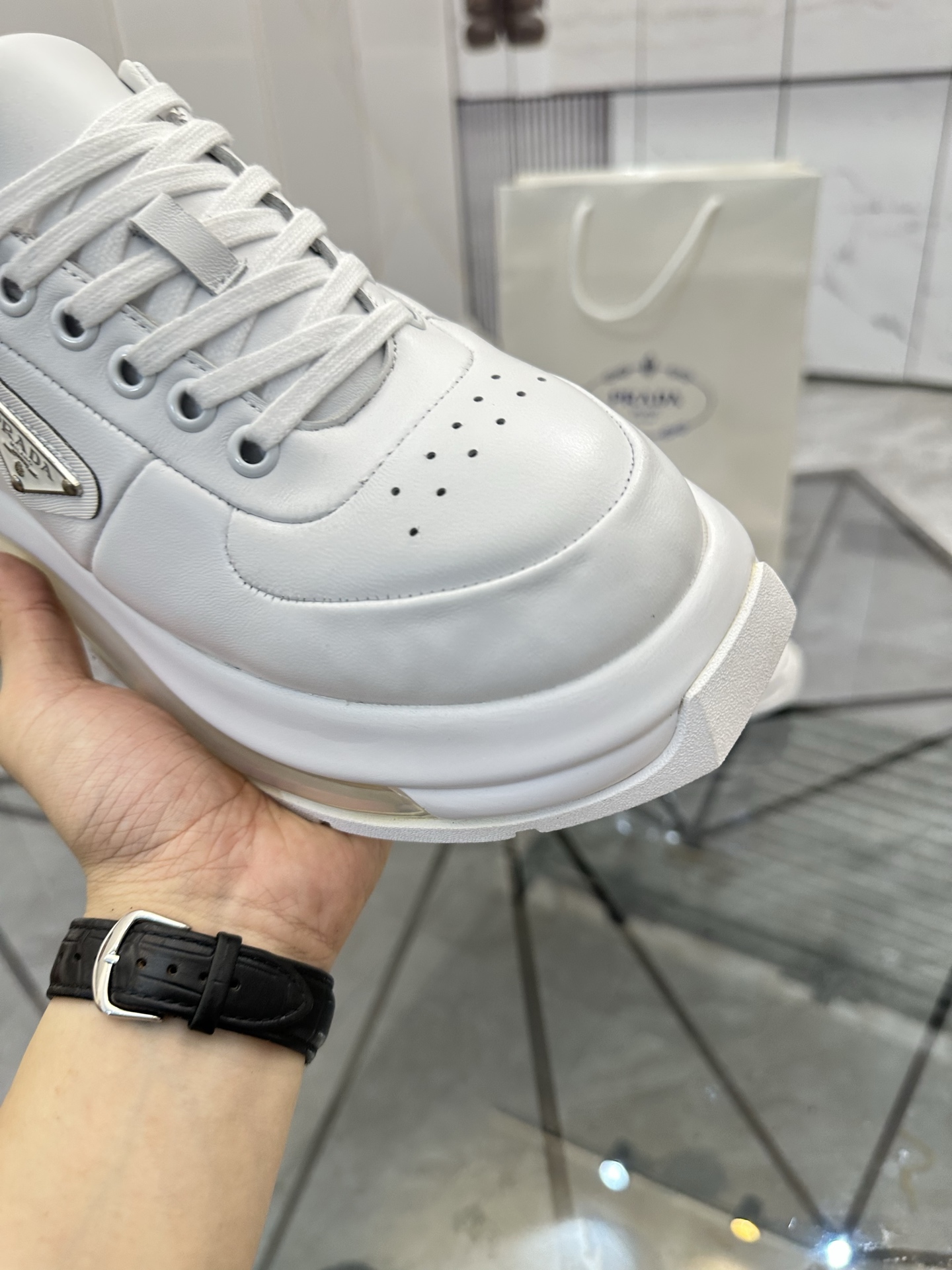Precio de venta: P280 Marca comercial: Prada* mocasines de caña bajaTalla: 38-45(se puede personaliz
