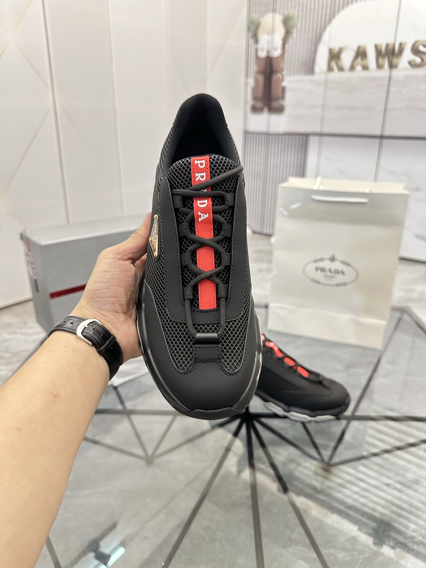 Precio de venta: P310 Calidad superior de gama altaMarca: Prada *"Prada*" mocasines de caña bajaTall