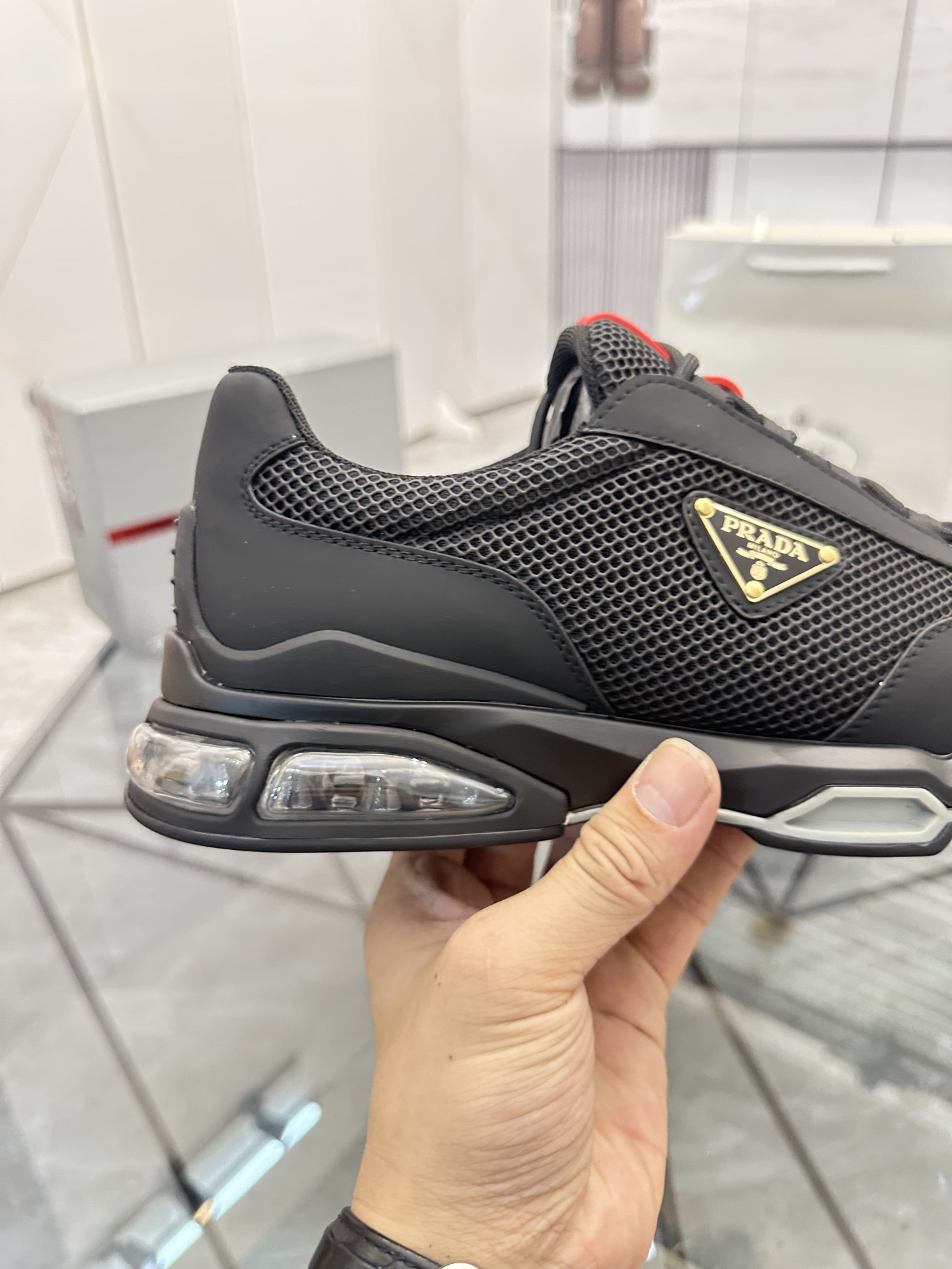 Precio de venta: P310 Calidad superior de gama altaMarca: Prada *"Prada*" mocasines de caña bajaTall