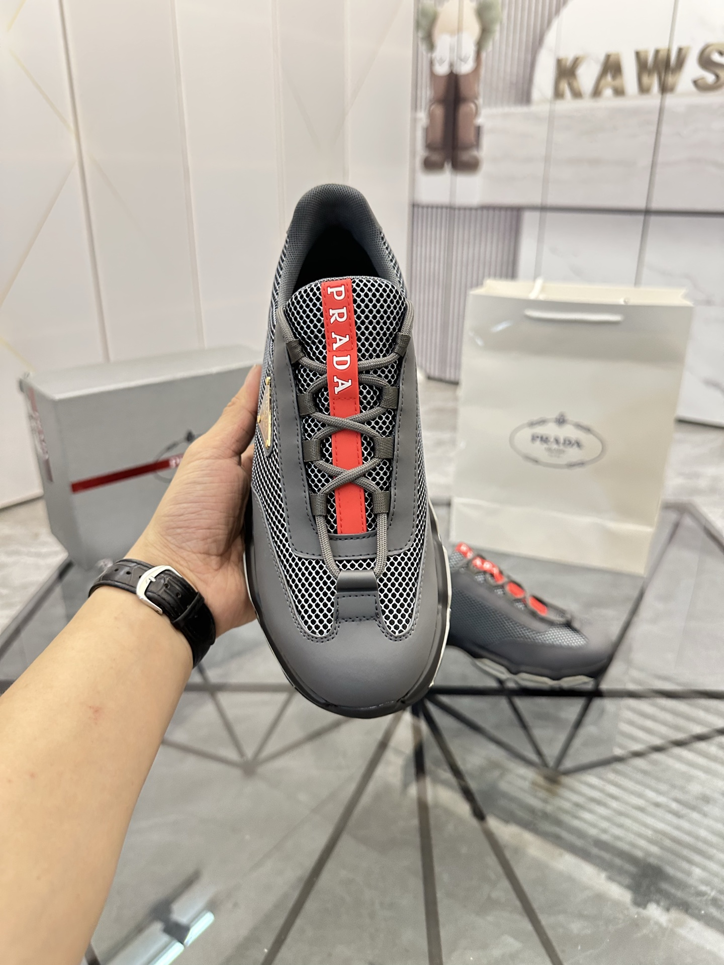 Precio de venta: P310 Calidad superior de gama altaMarca: Prada *"Prada*" mocasines de caña bajaTall