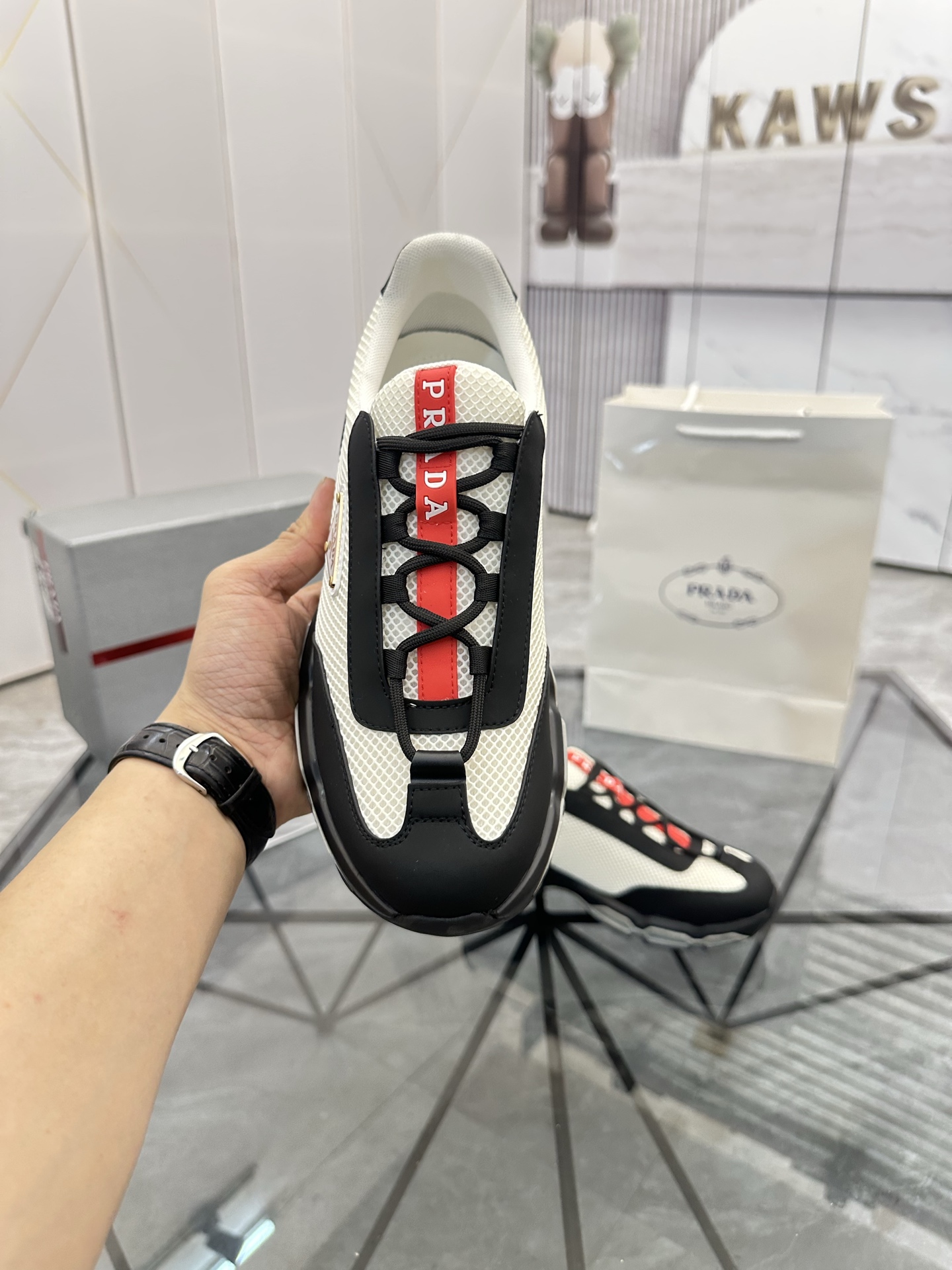 Precio de venta: P310 Calidad superior de gama altaMarca: Prada *"Prada*" mocasines de caña bajaTall