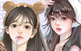 🧧【设计上新】 🔥《猪咚妮2024三位老师六种画风寒假团练【画质高清有笔刷】》