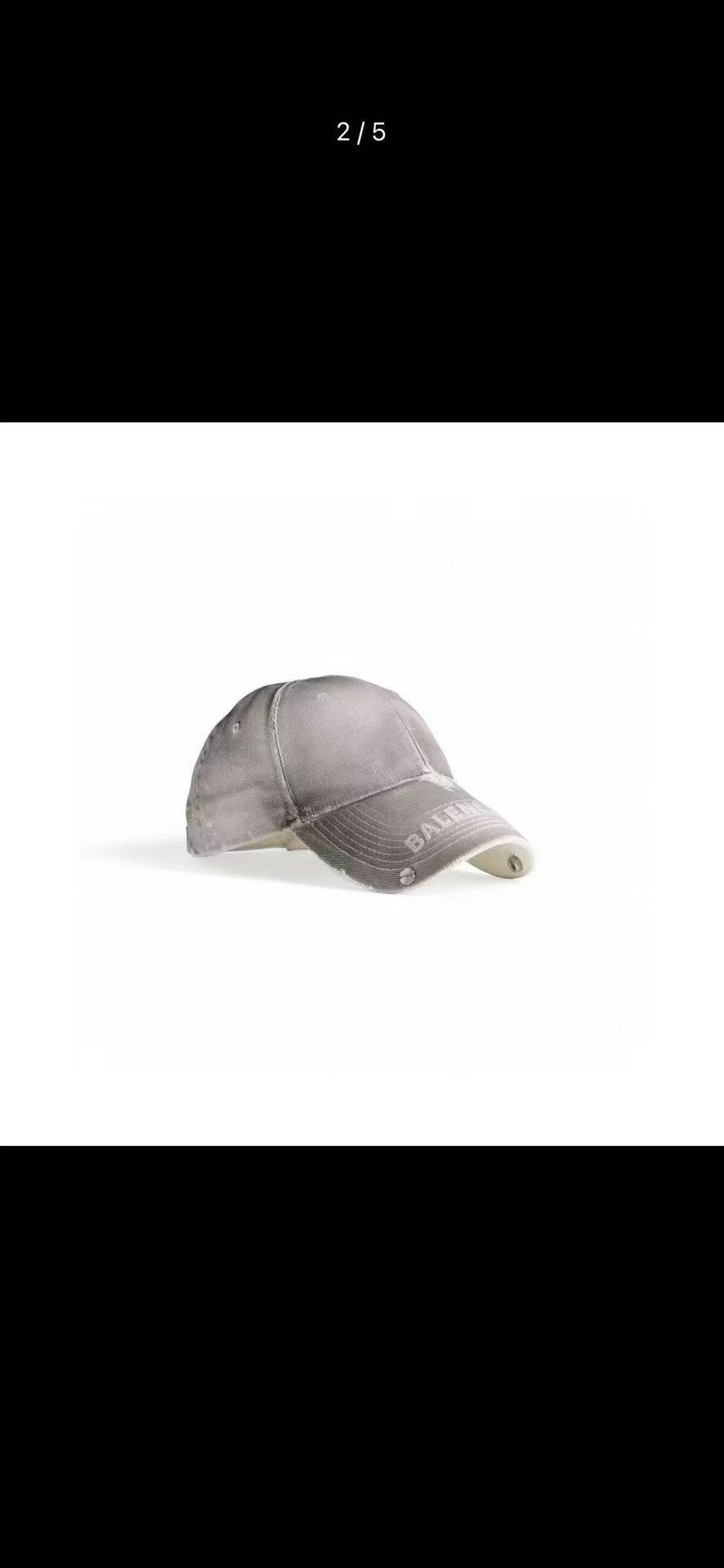 SPECIAL BALENTIAG* NEW DARK FLOWER EMBROIDERED BASEBALL CAPS - 图片 4