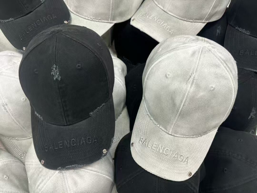 SPECIAL BALENTIAG* NEW DARK FLOWER EMBROIDERED BASEBALL CAPS - 图片 2