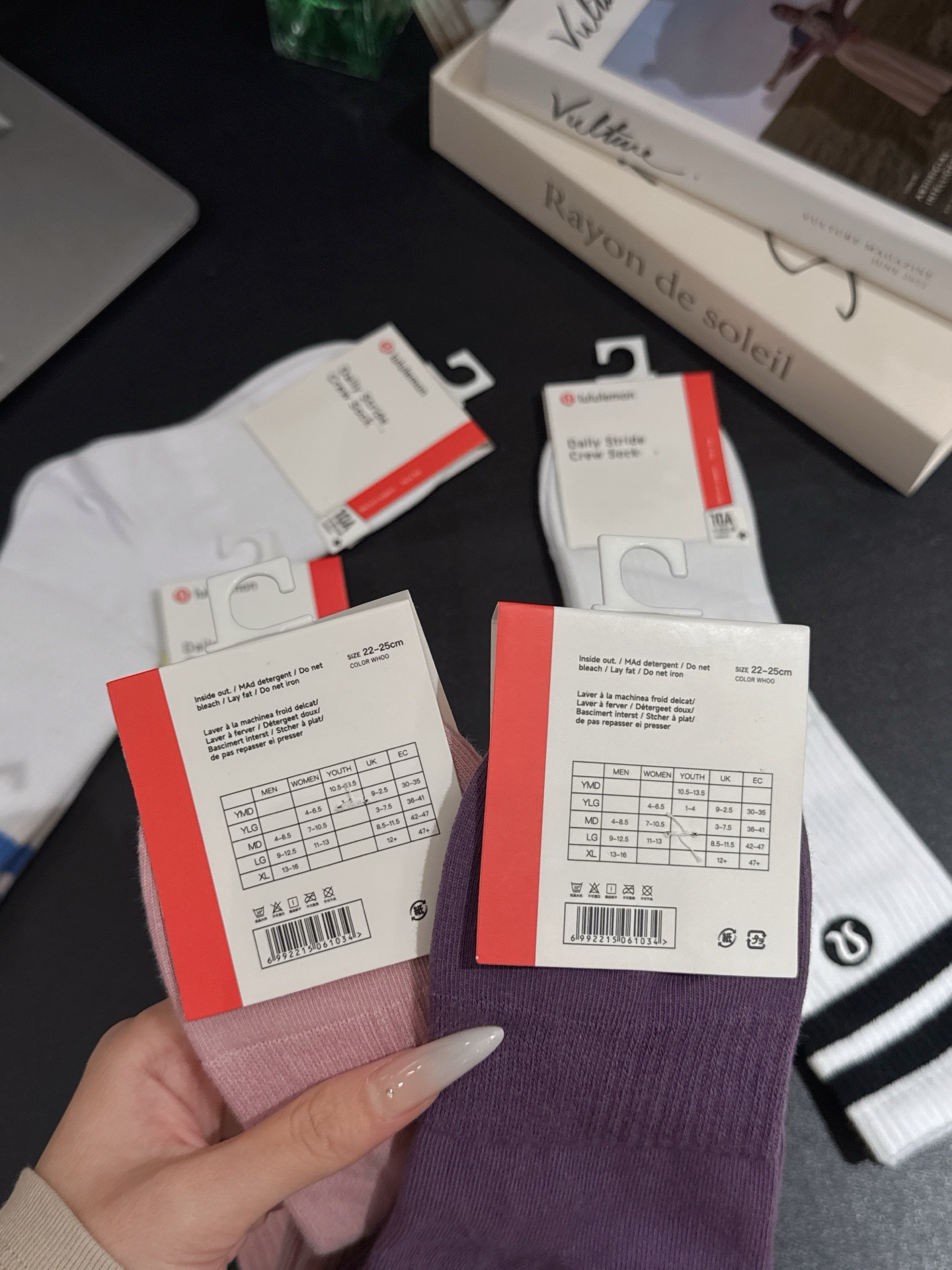 Lulu accessories Original packaging! Each pair is independent Lulu accessories yoga