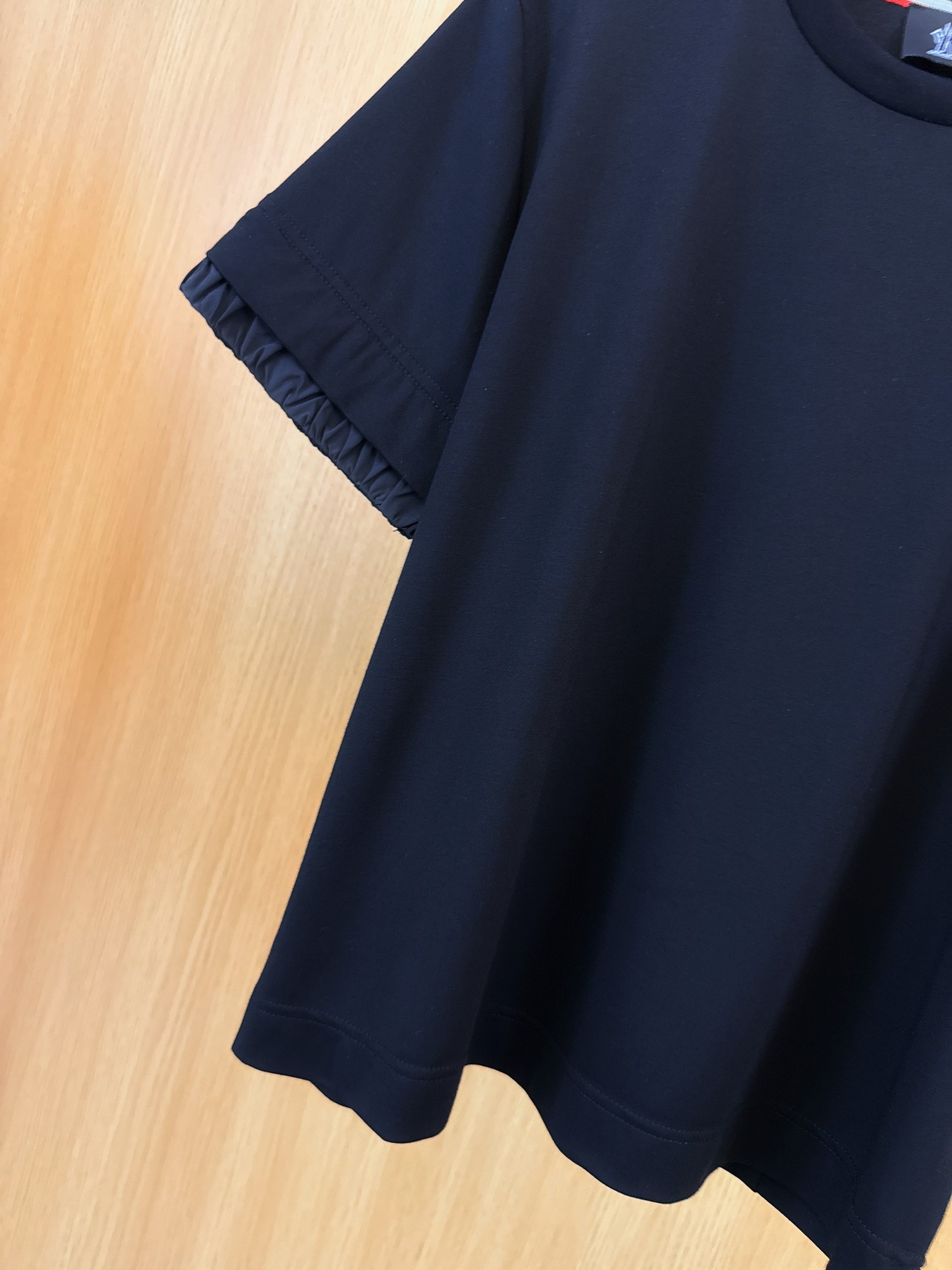 2025 Moncler Exclusive Women’s Cotton T-shirt with Reflective Elements - 图片 6