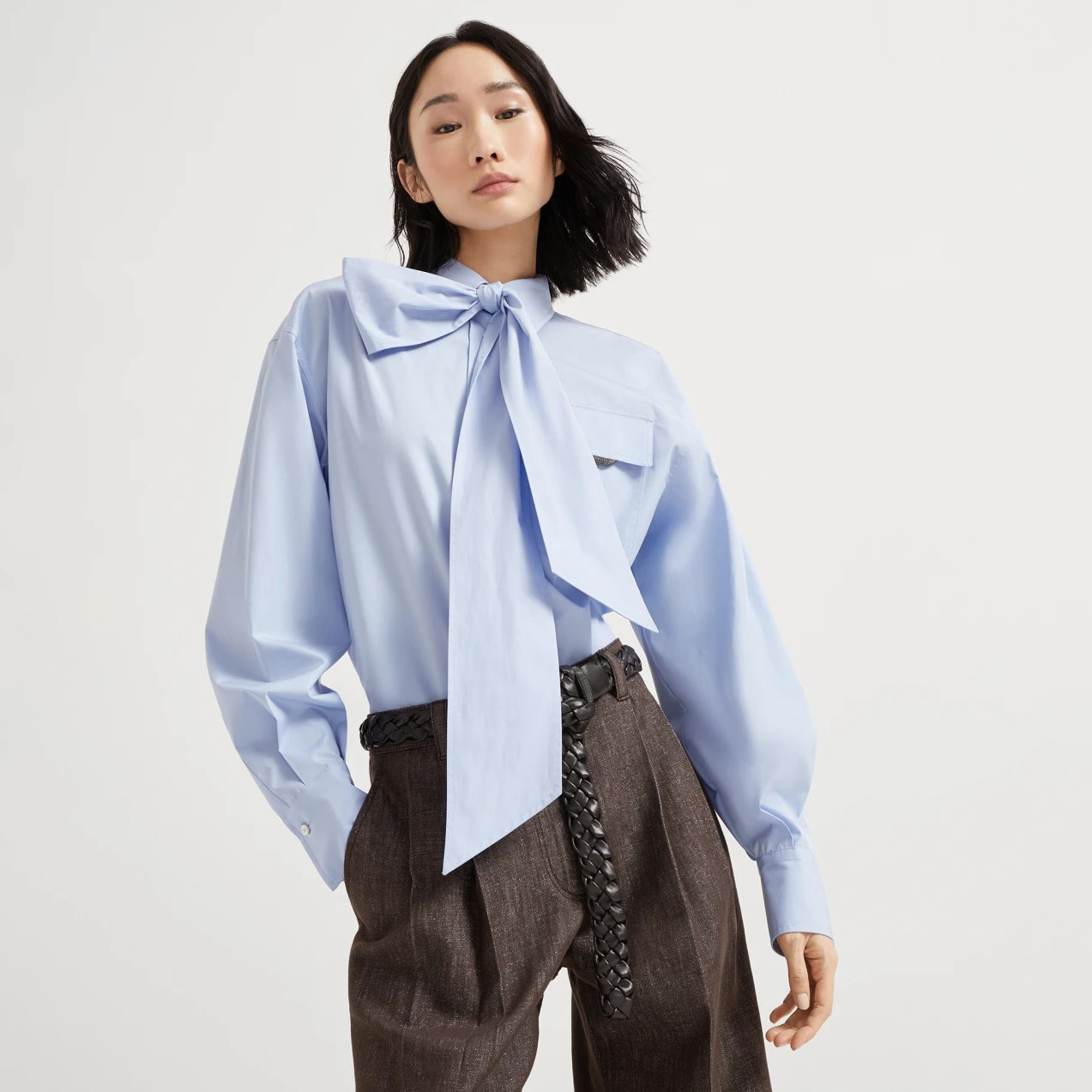2025 New Brumello Cucinelli Women’s Shirt with Unique Design Elements