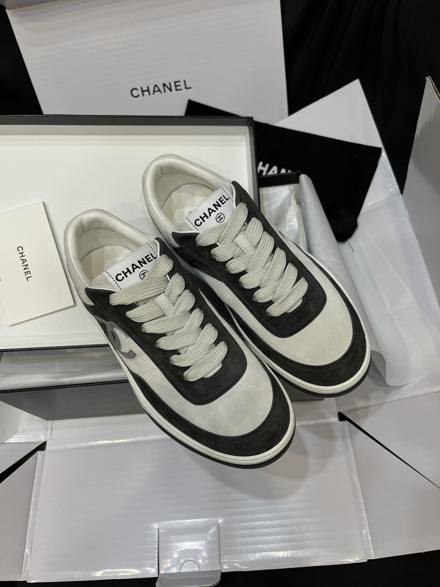 Chanel Réplica
 Sapatos de Skate Pele de cordeiro carneiro TPU Colecção Primavera/Verão