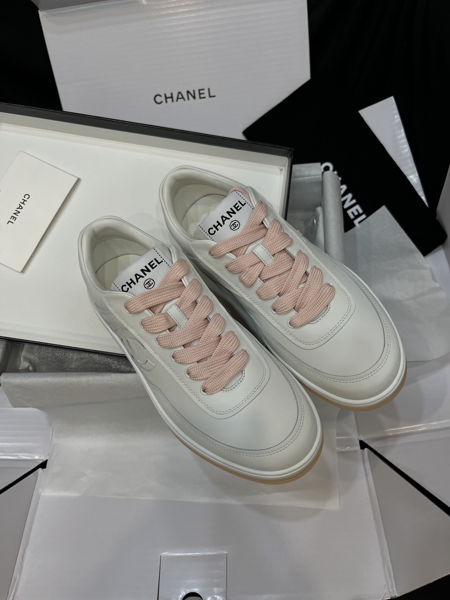 Chanel Sapatos de Skate Pele de cordeiro carneiro TPU Colecção Primavera/Verão