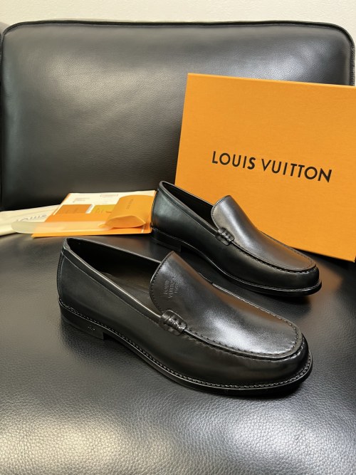 Louis Vuitton Leather Loafers - Italian Leather, Premium Craftsmanship 1 Louis Vuitton Leather Loafers - Italian Leather, Premium Craftsmanship