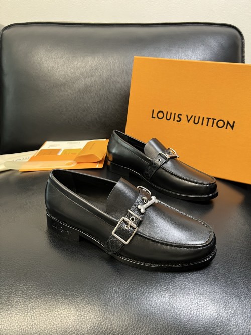 Louis Vuitton Men's Leather Loafers - Premium Craftsmanship, Stylish Design 1 Louis Vuitton Men's Leather Loafers - Premium Craftsmanship, Stylish Design