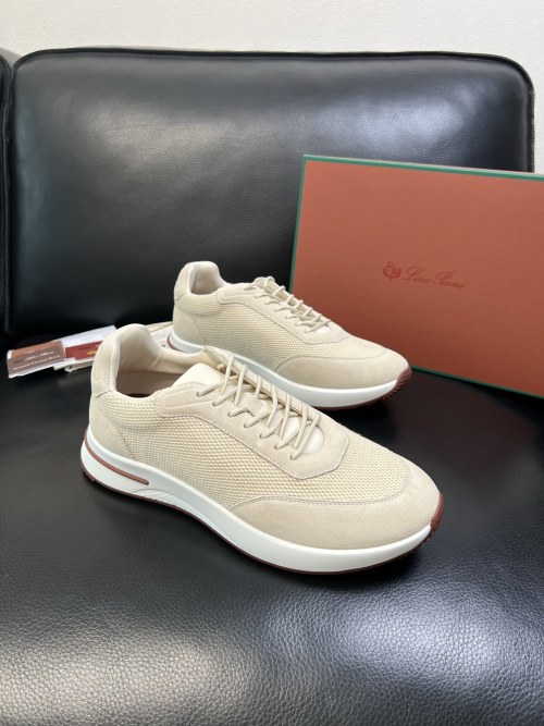 Loro Piana Men's High-Quality Italian Leather Sneakers - Comfortable & Stylish 1 Loro Piana Men's High-Quality Italian Leather Sneakers - Comfortable & Stylish